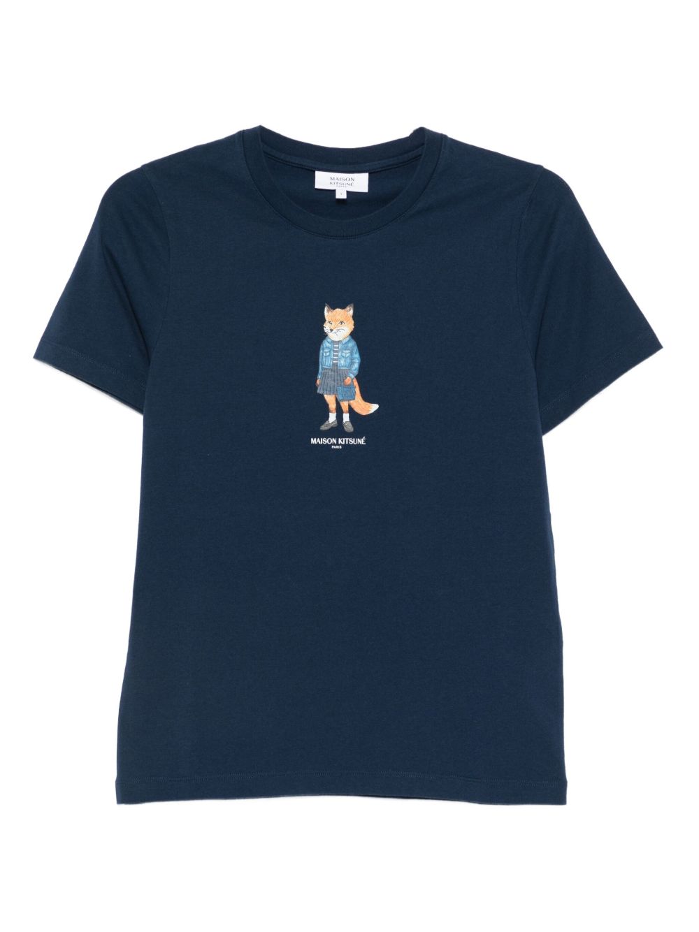 MAISON KITSUNÉ Dressed Fox Cotton T-Shirt