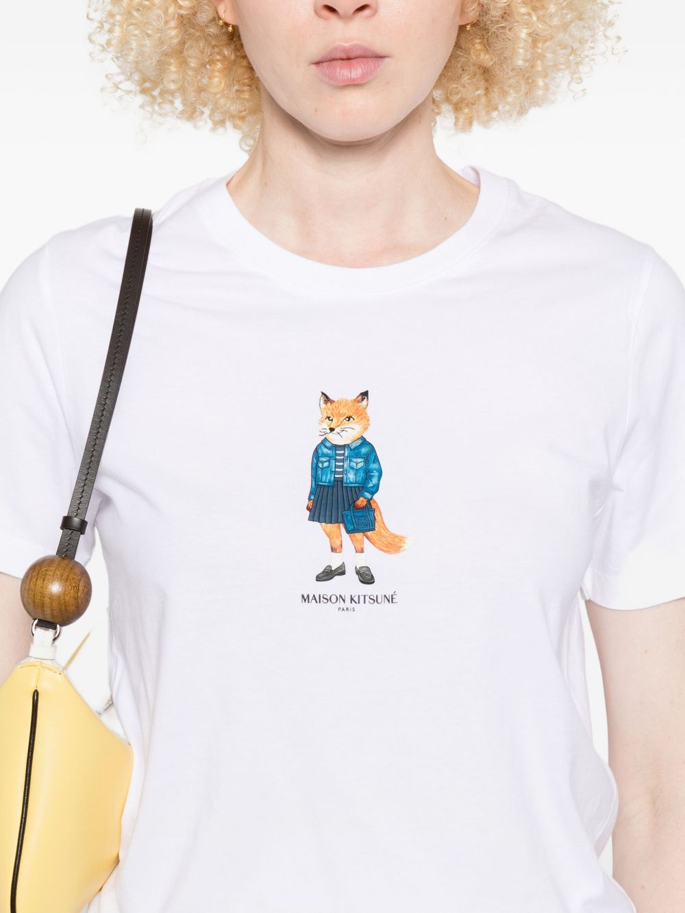 MAISON KITSUNÉ Dressed Fox Cotton T-Shirt