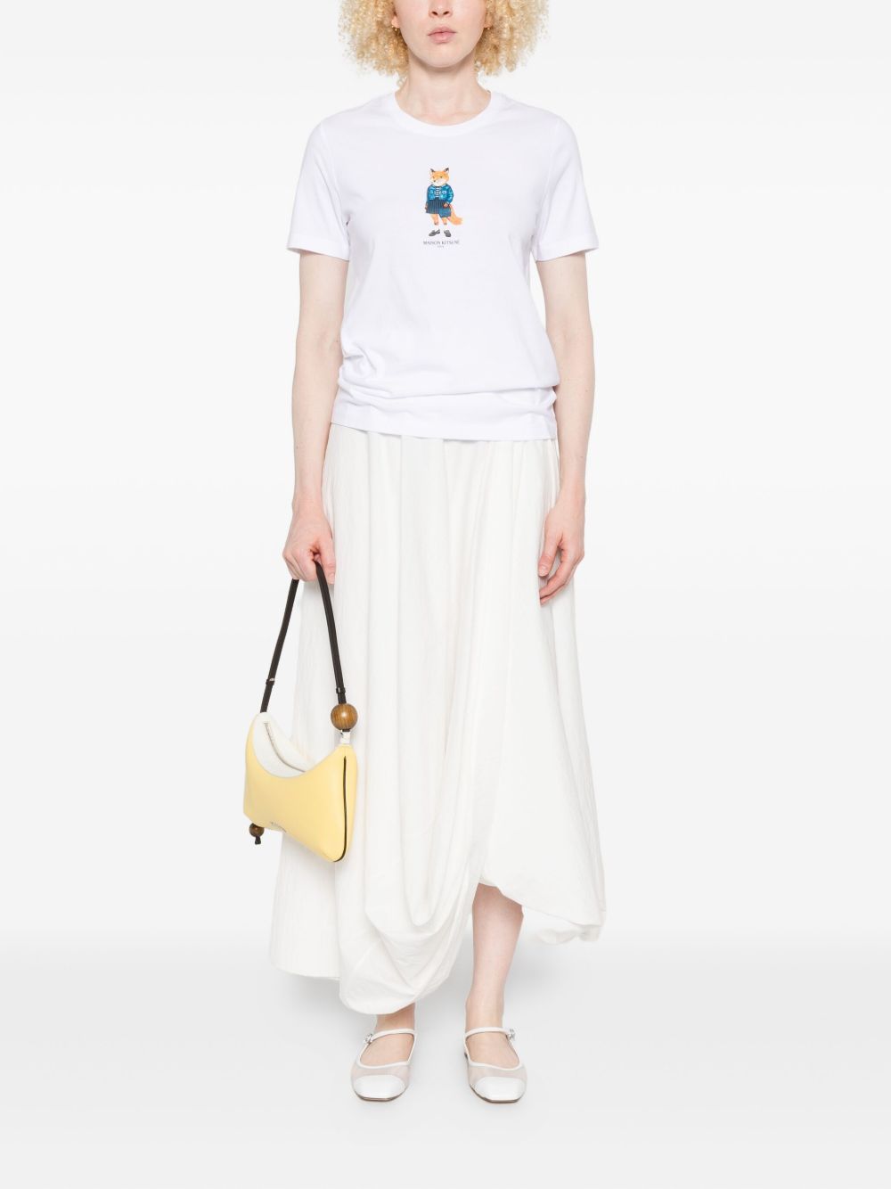 MAISON KITSUNÉ Dressed Fox Cotton T-Shirt