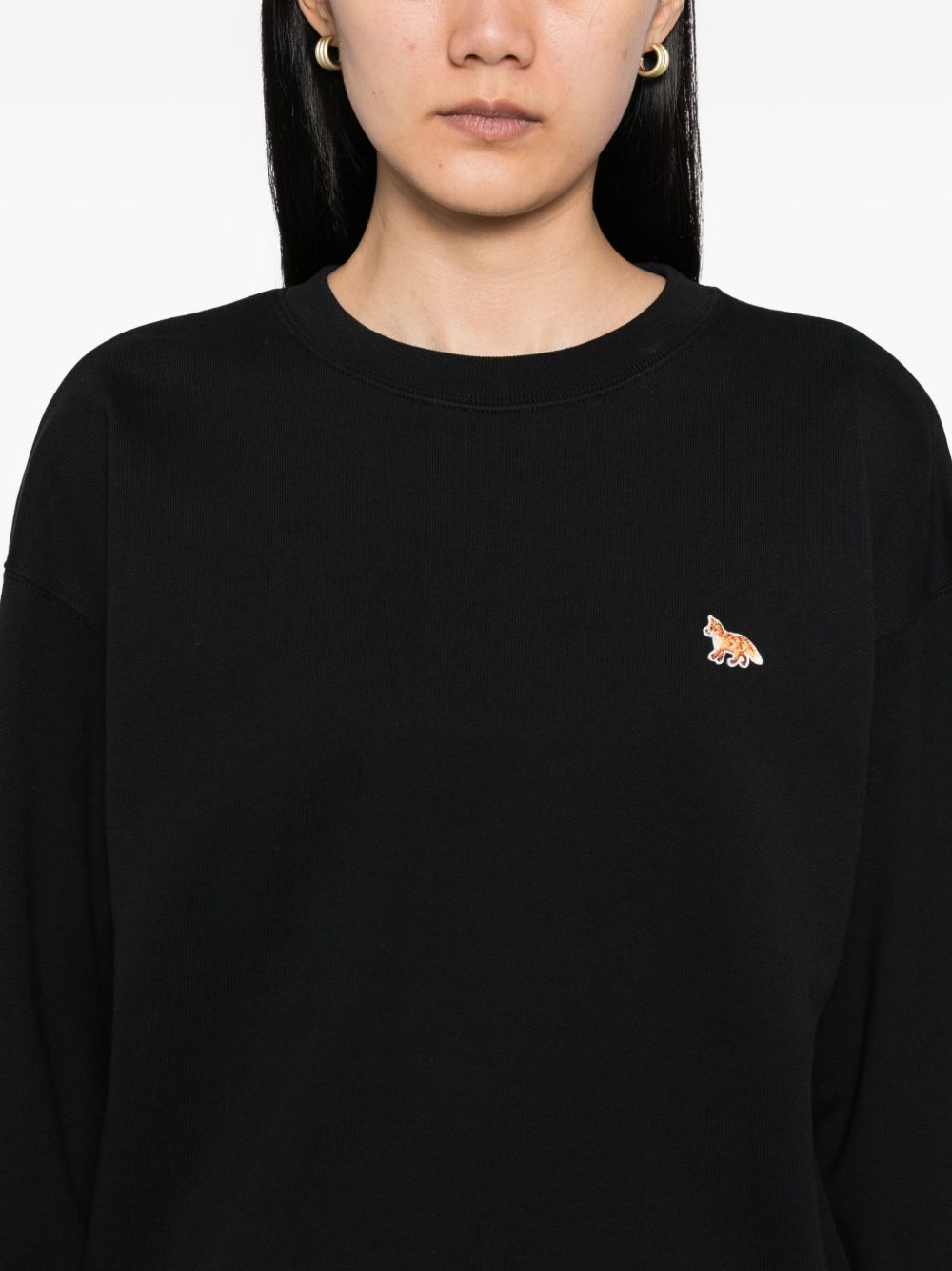MAISON KITSUNÉ Baby Fox Cotton Sweatshirt for Women