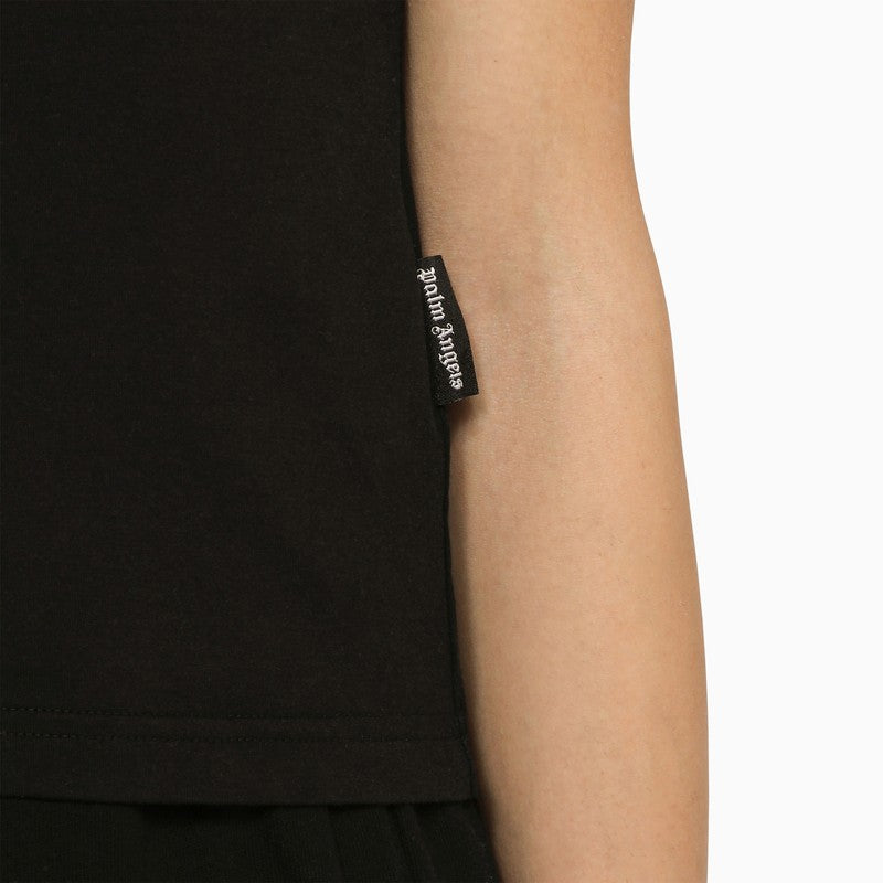 PALM ANGELS Mini Logo Cotton T-Shirt for Women