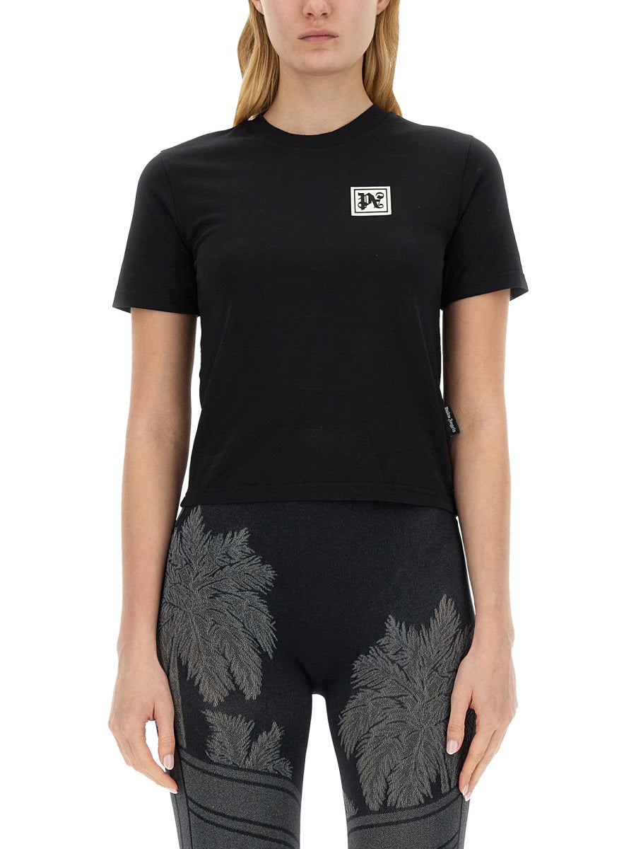 PALM ANGELS Palm Ski Club Slim Fit T-Shirt (Size S)