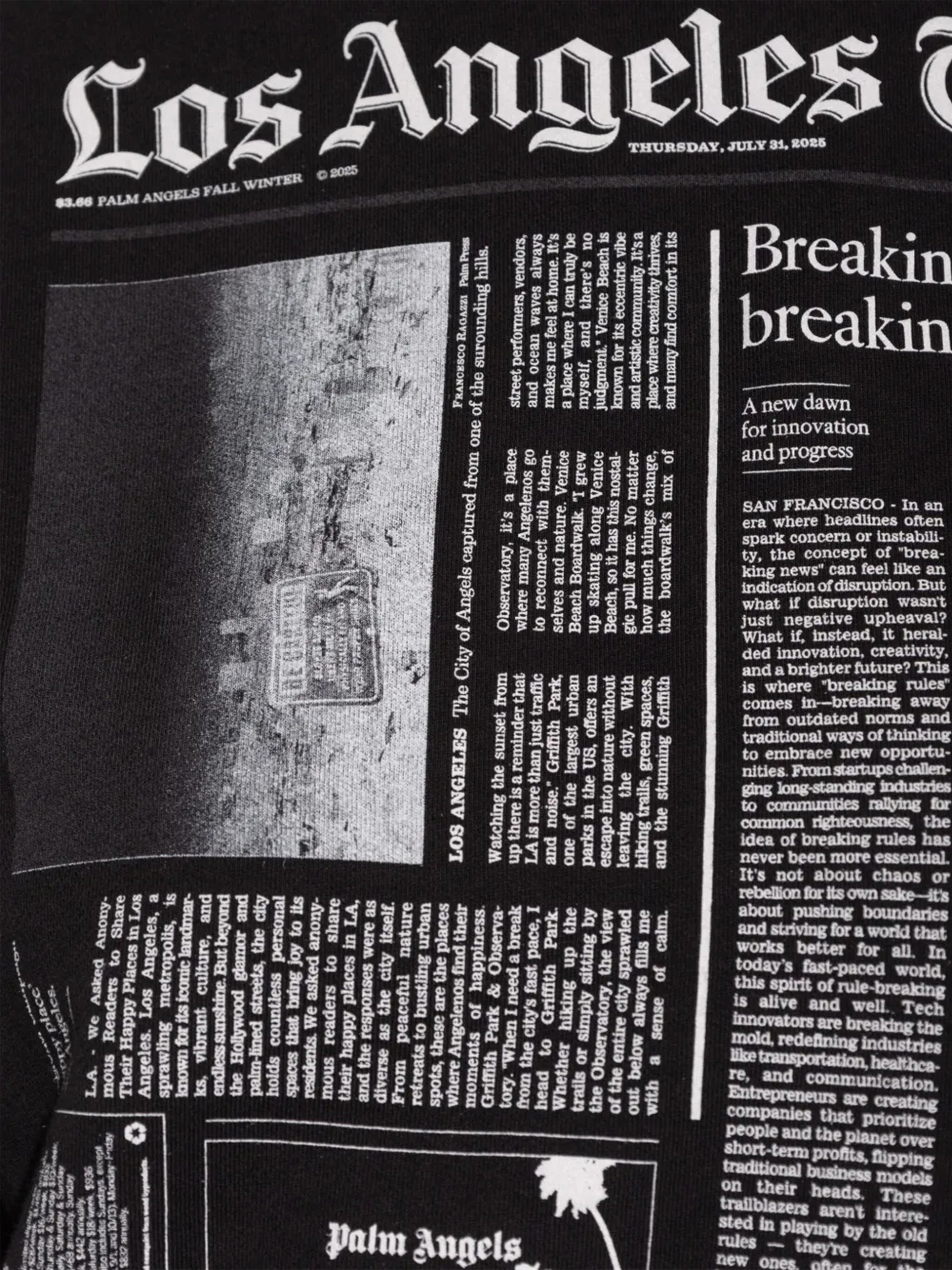 PALM ANGELS Classic Cotton Sweatshirt