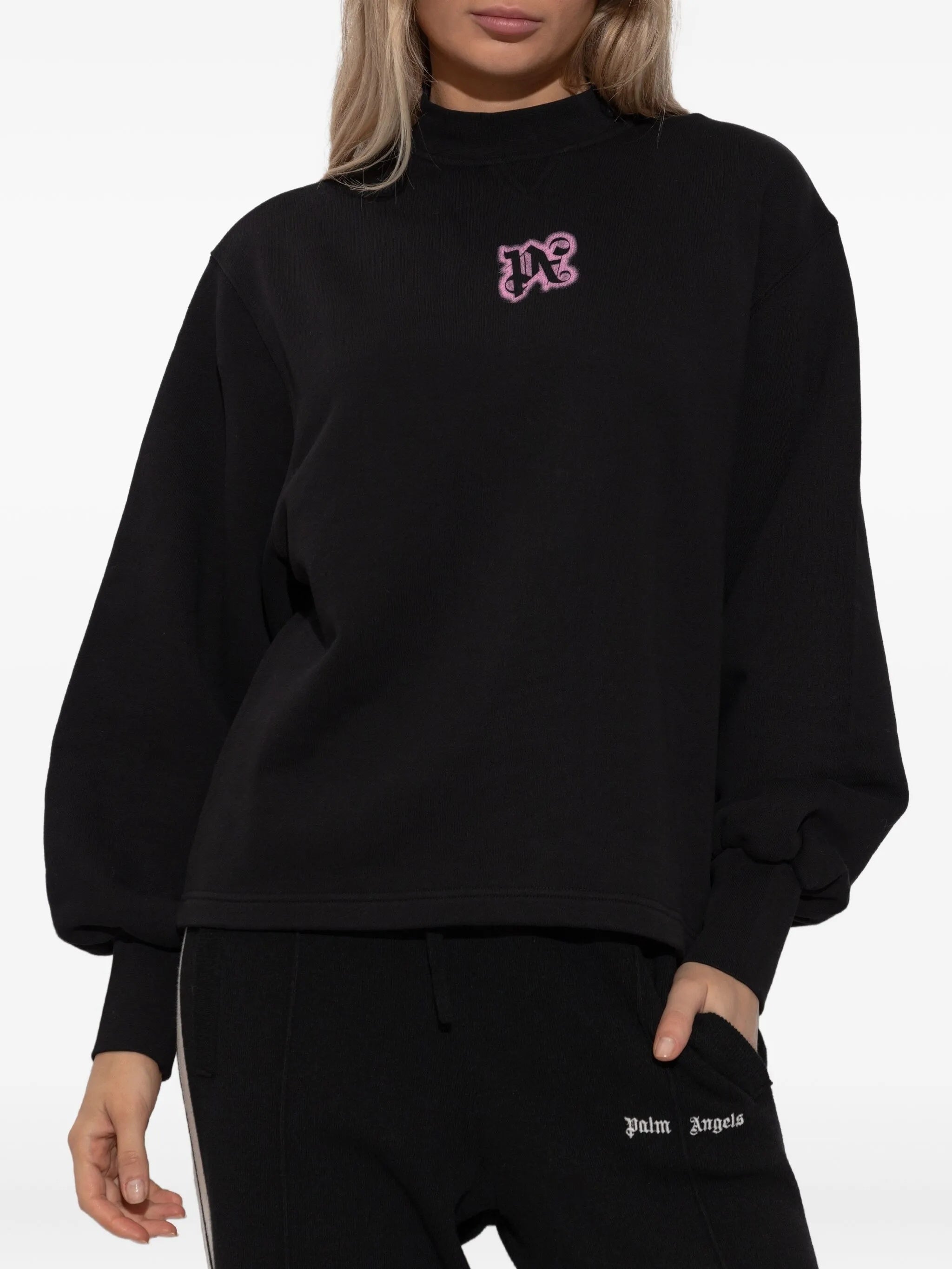 PALM ANGELS Cozy Cotton Sweatshirt for Women - FW25 Collection