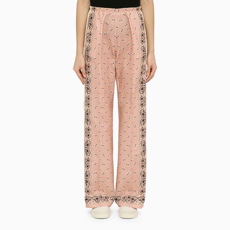 PALM ANGELS Printed Linen Blend Pant