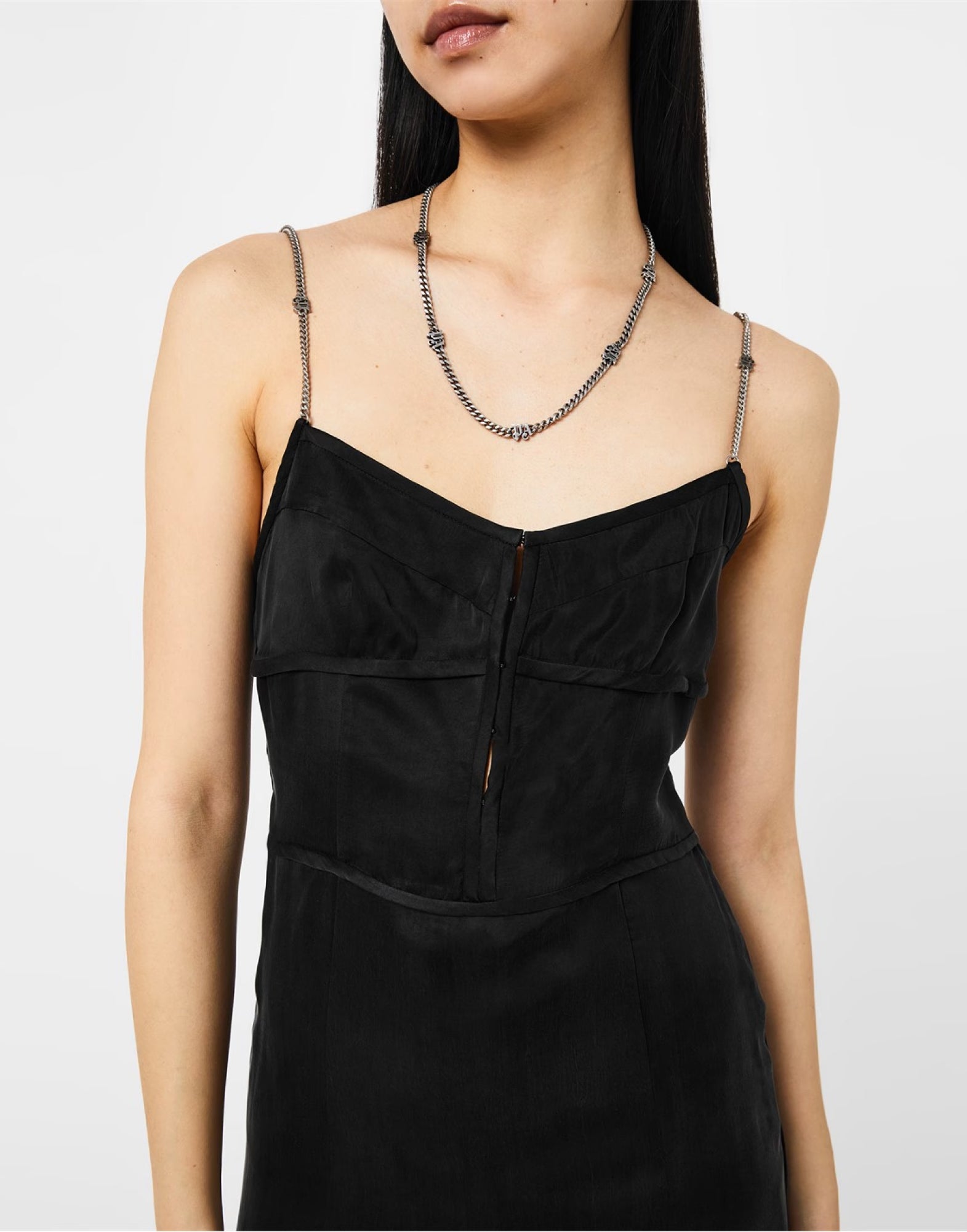 PALM ANGELS Metal Straps Slip Dress for Women - SS24 Collection