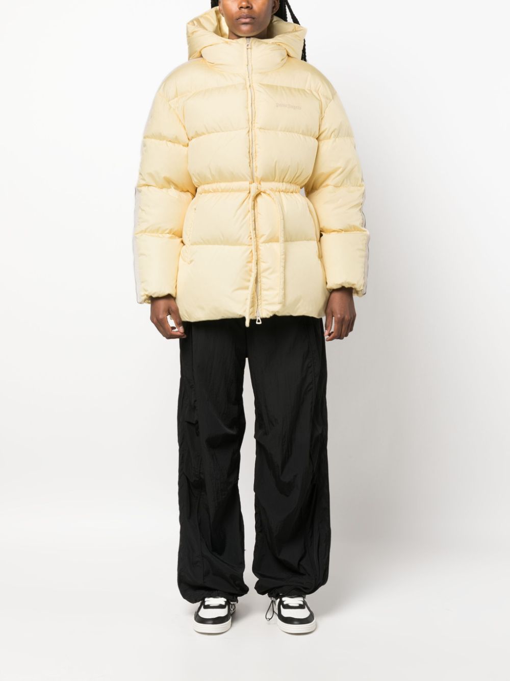 PALM ANGELS Belted Down Mini Jacket