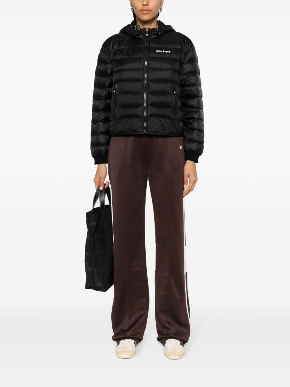 PALM ANGELS Hooded Full-Zip Down Jacket