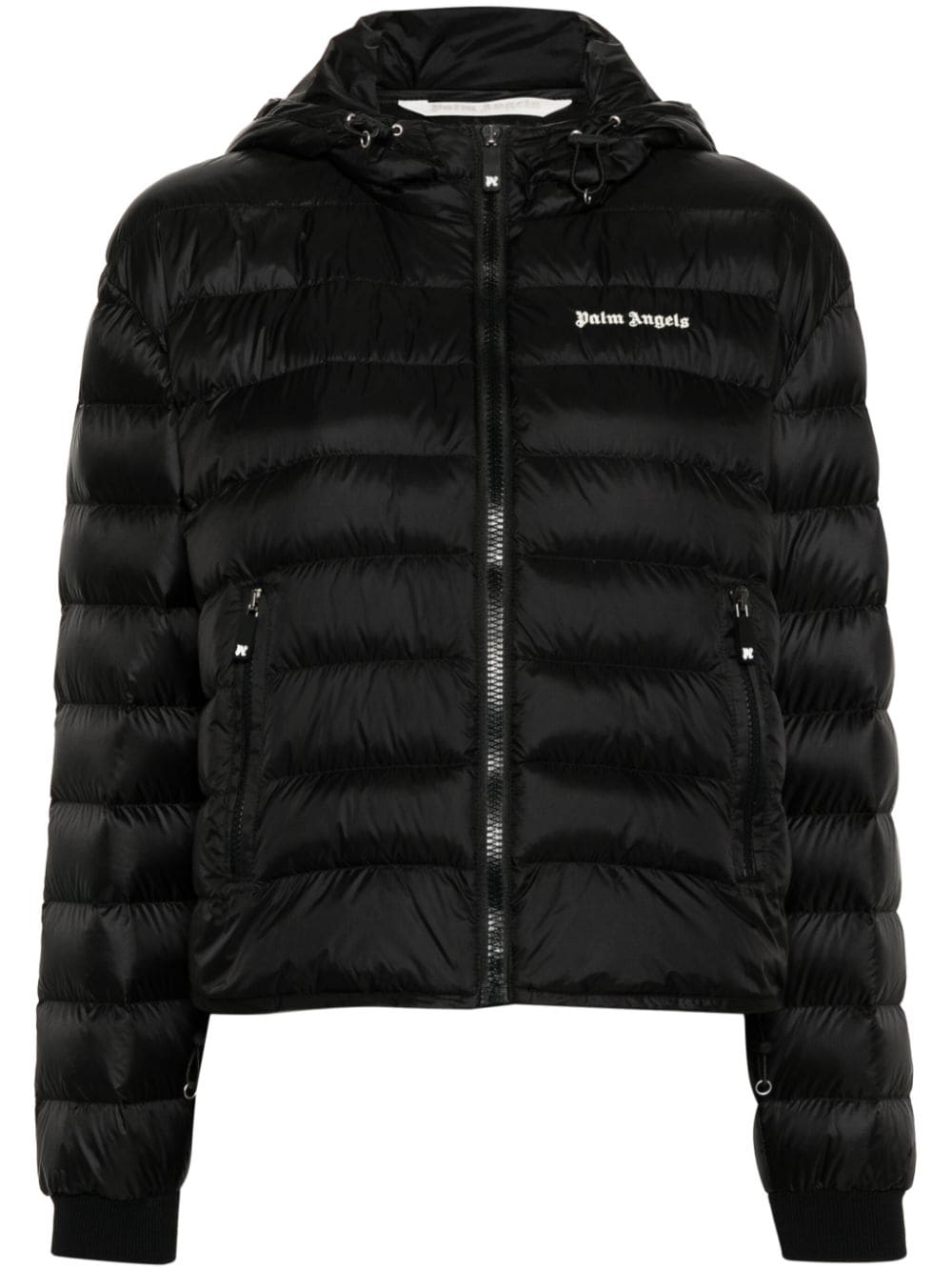 PALM ANGELS Hooded Full-Zip Down Jacket