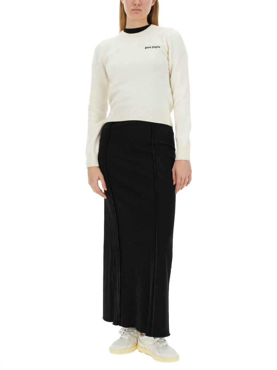 PALM ANGELS Logo T-Shirt - Regular Fit Size S