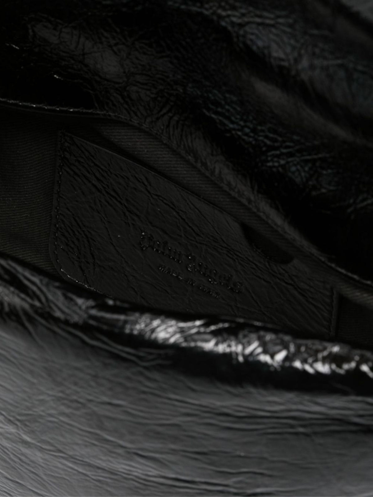 PALM ANGELS Soft Palm Bridge Logo Mini Shoulder Handbag (22x14x4 cm)