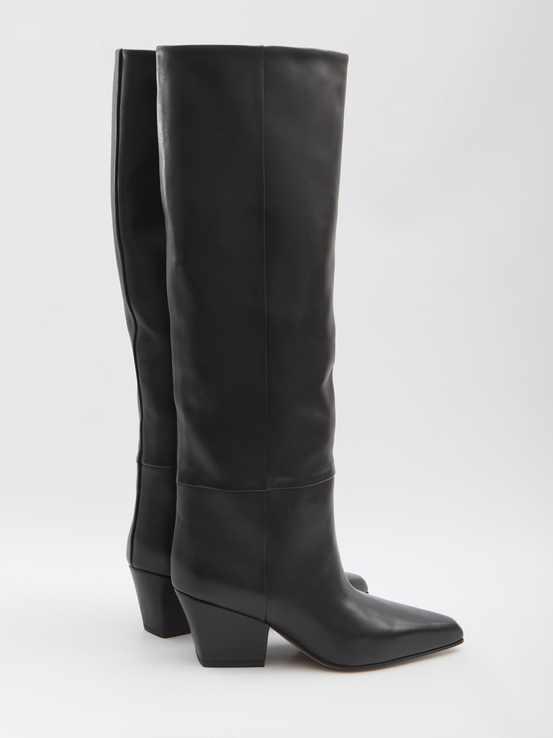 PARIS TEXAS Pointy Toe Leather Boots for Women