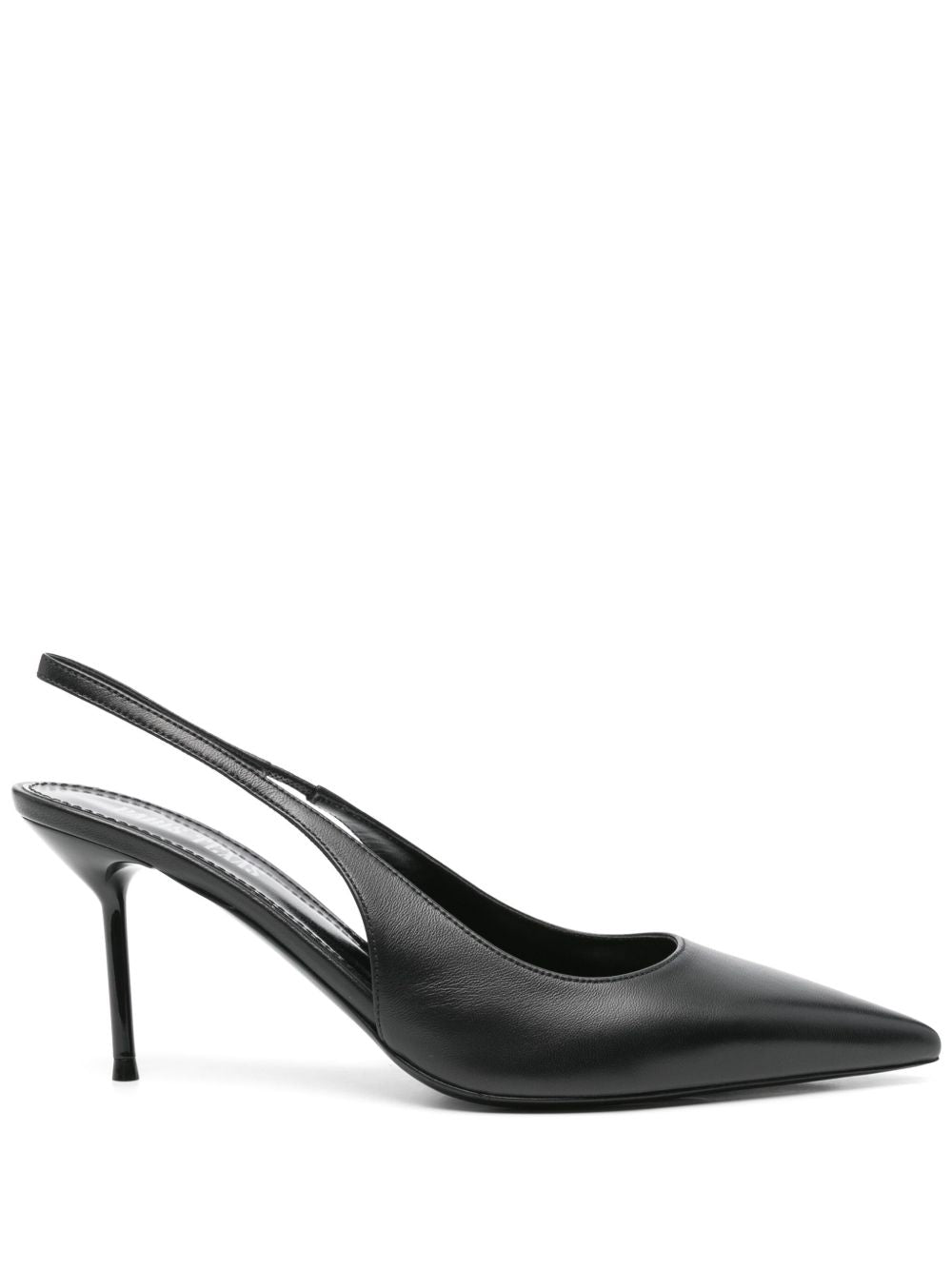 PARIS TEXAS Lidia Leather Pumps with Pointed Toe and Stiletto Heel