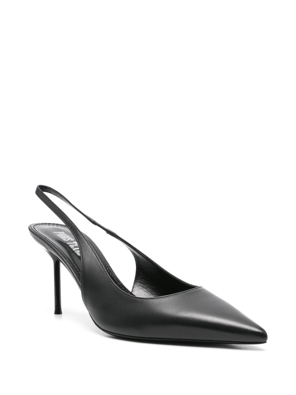PARIS TEXAS Lidia Leather Pumps with Pointed Toe and Stiletto Heel