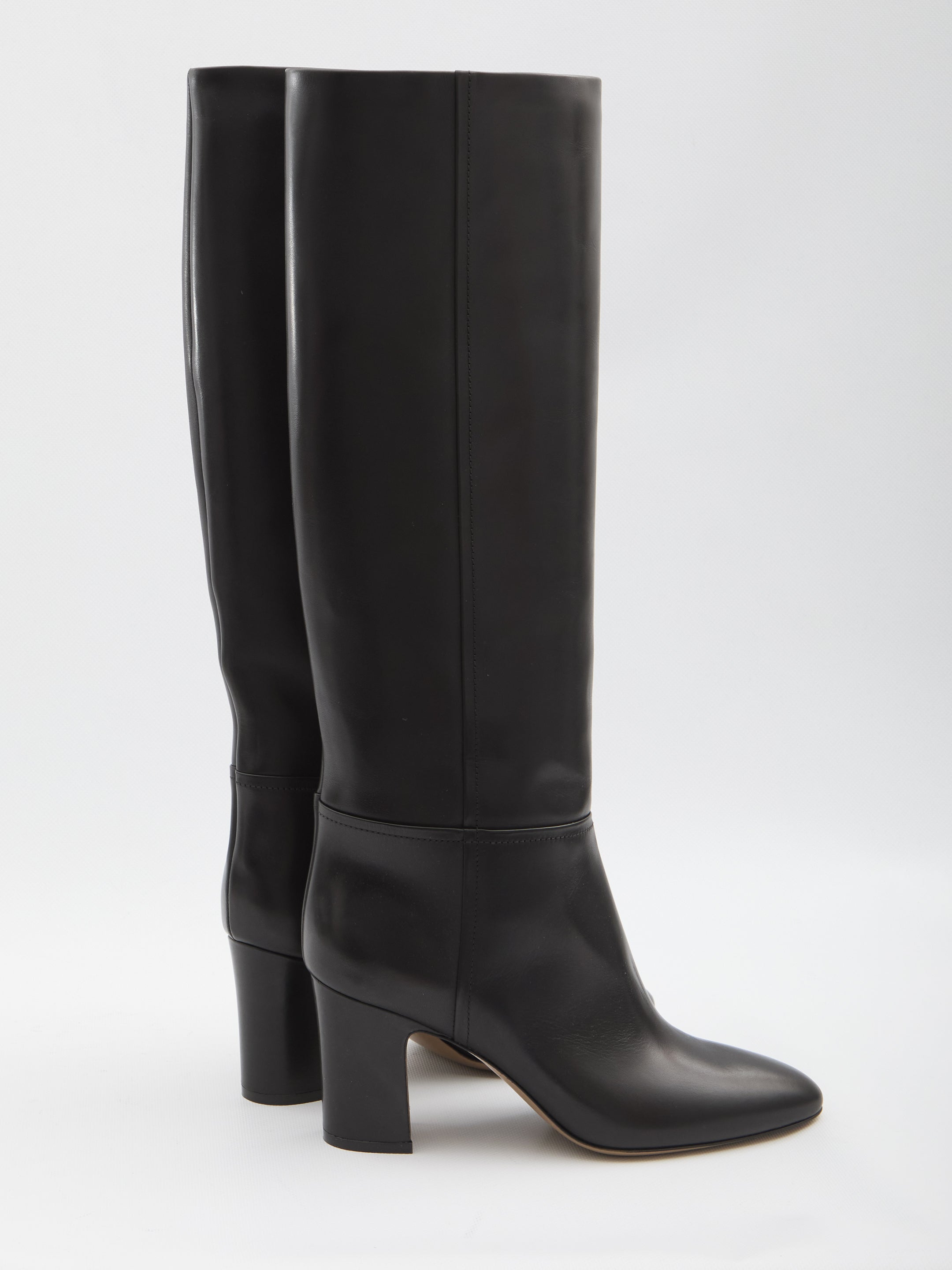 PARIS TEXAS Knee-High Tube Boots with Chunky Heel