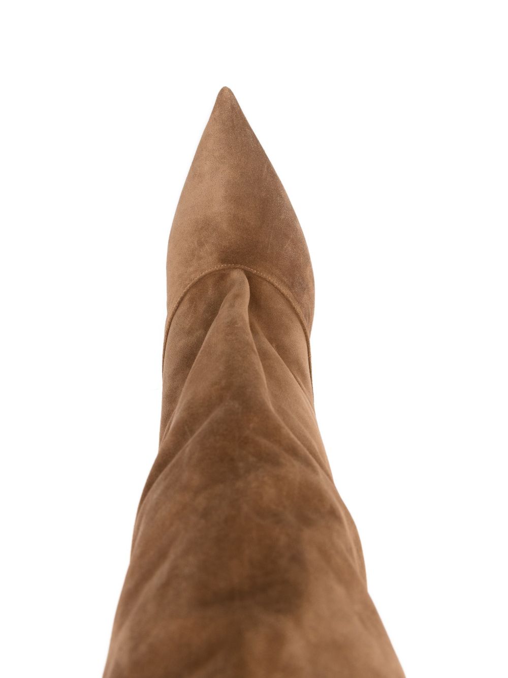 PARIS TEXAS Slouchy Pointed Toe Leather Boots for Women