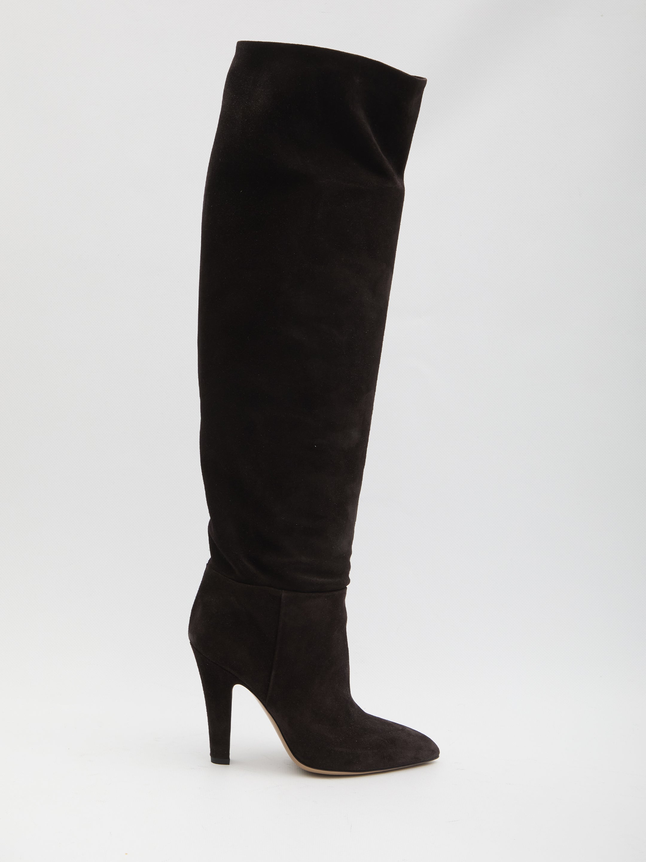 PARIS TEXAS Over-the-Knee Tube-Shaped Mini Boots