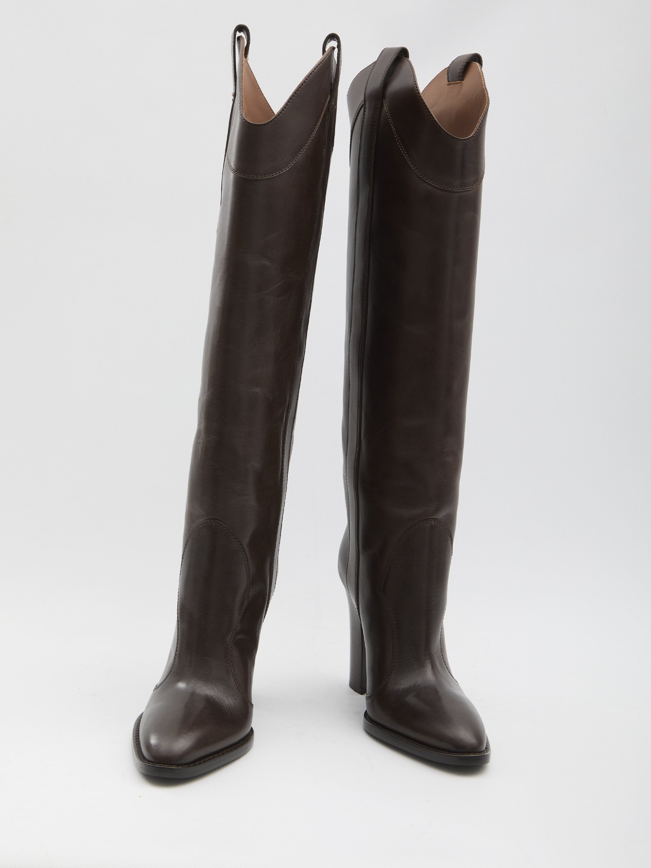 PARIS TEXAS Knee-High Western Boots
