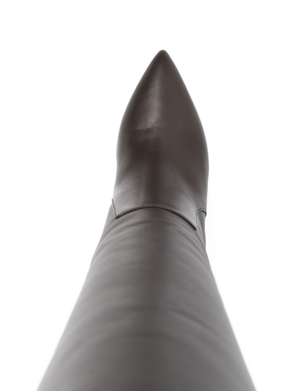 PARIS TEXAS Knee-High Stiletto Leather Boots for Women