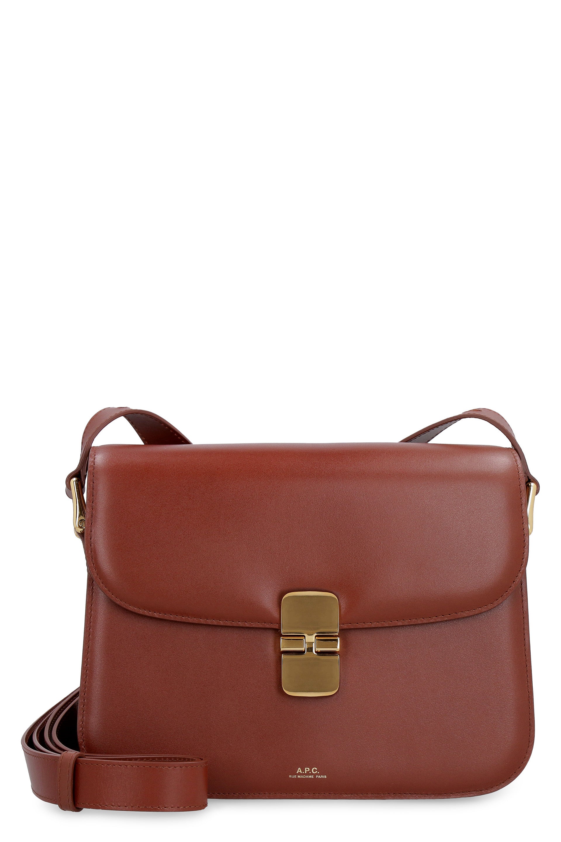 A.P.C. Grace Mini Leather Crossbody Handbag
