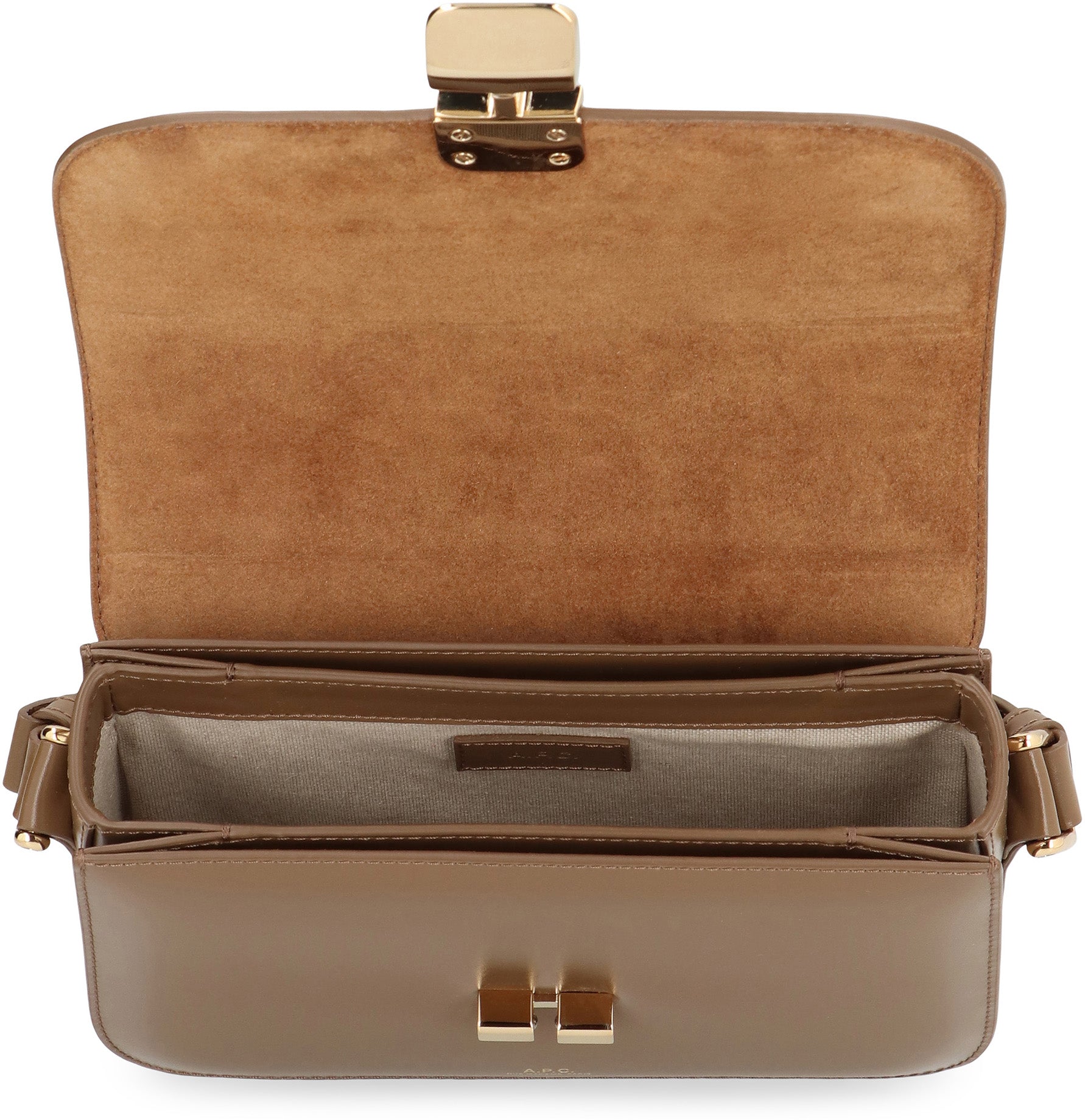 A.P.C. Grace Leather Crossbody Handbag - 21 cm