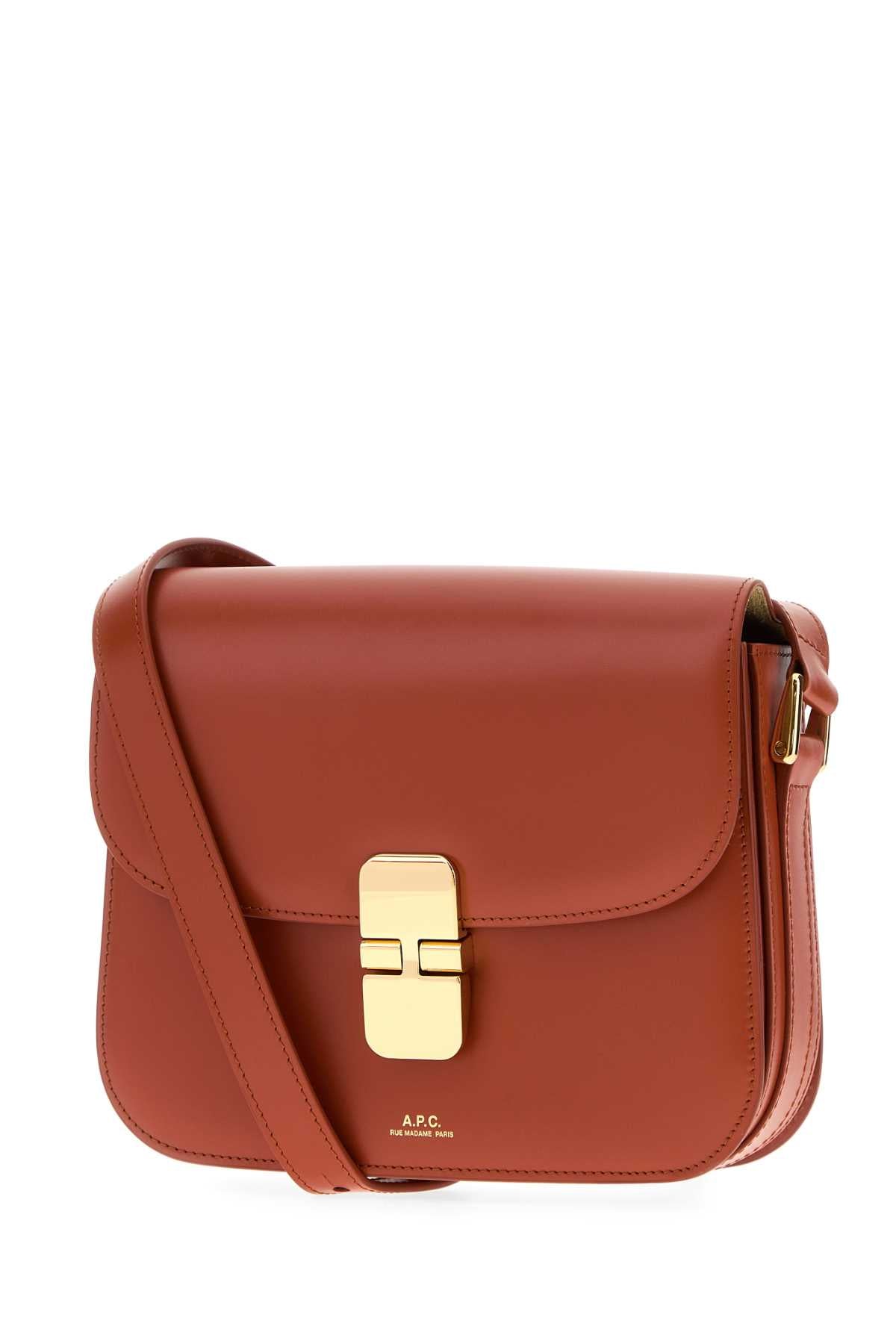 A.P.C. Mini Leather Crossbody Handbag