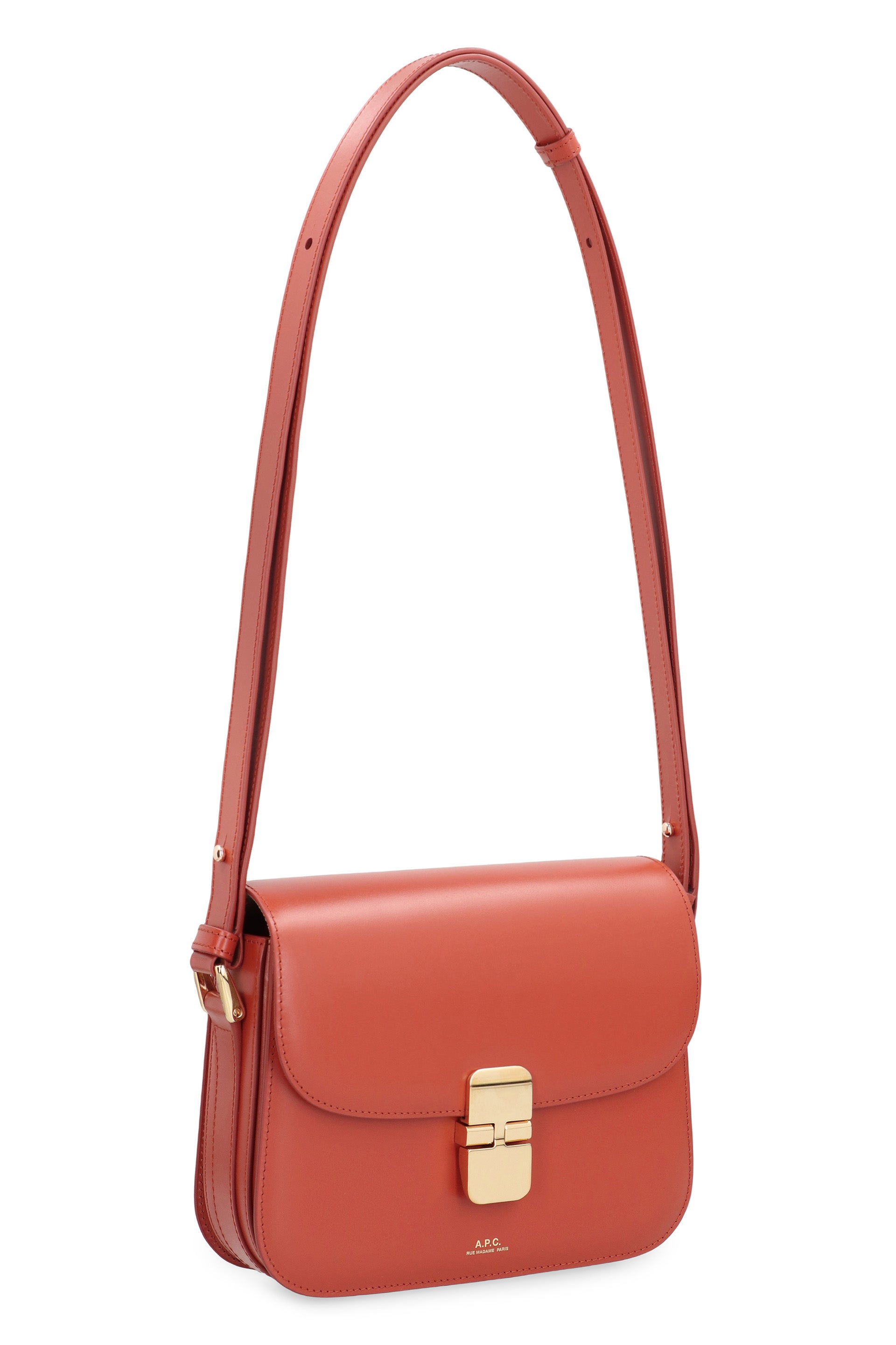 A.P.C. Mini Leather Crossbody Handbag