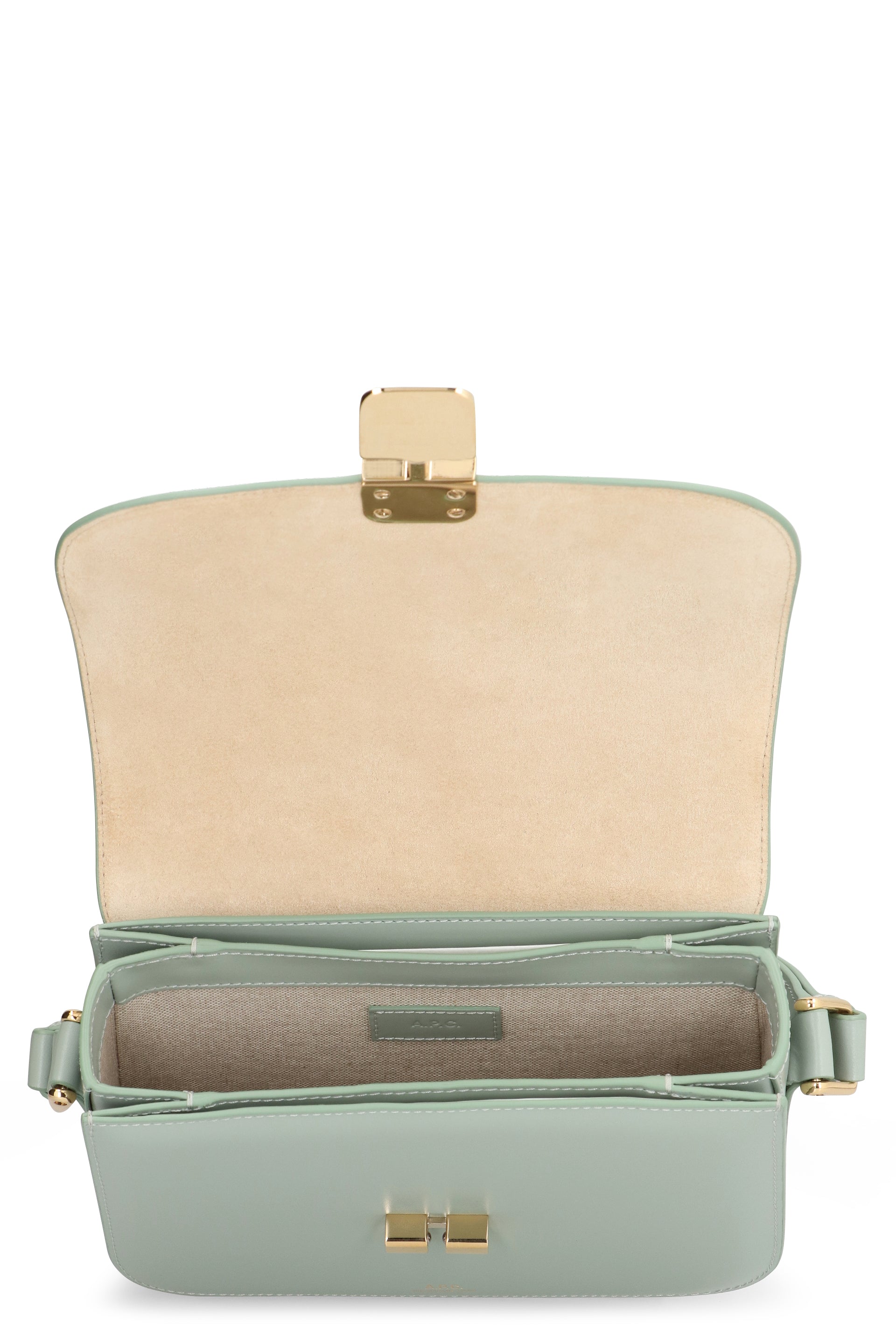 A.P.C. Mini Leather Crossbody Handbag