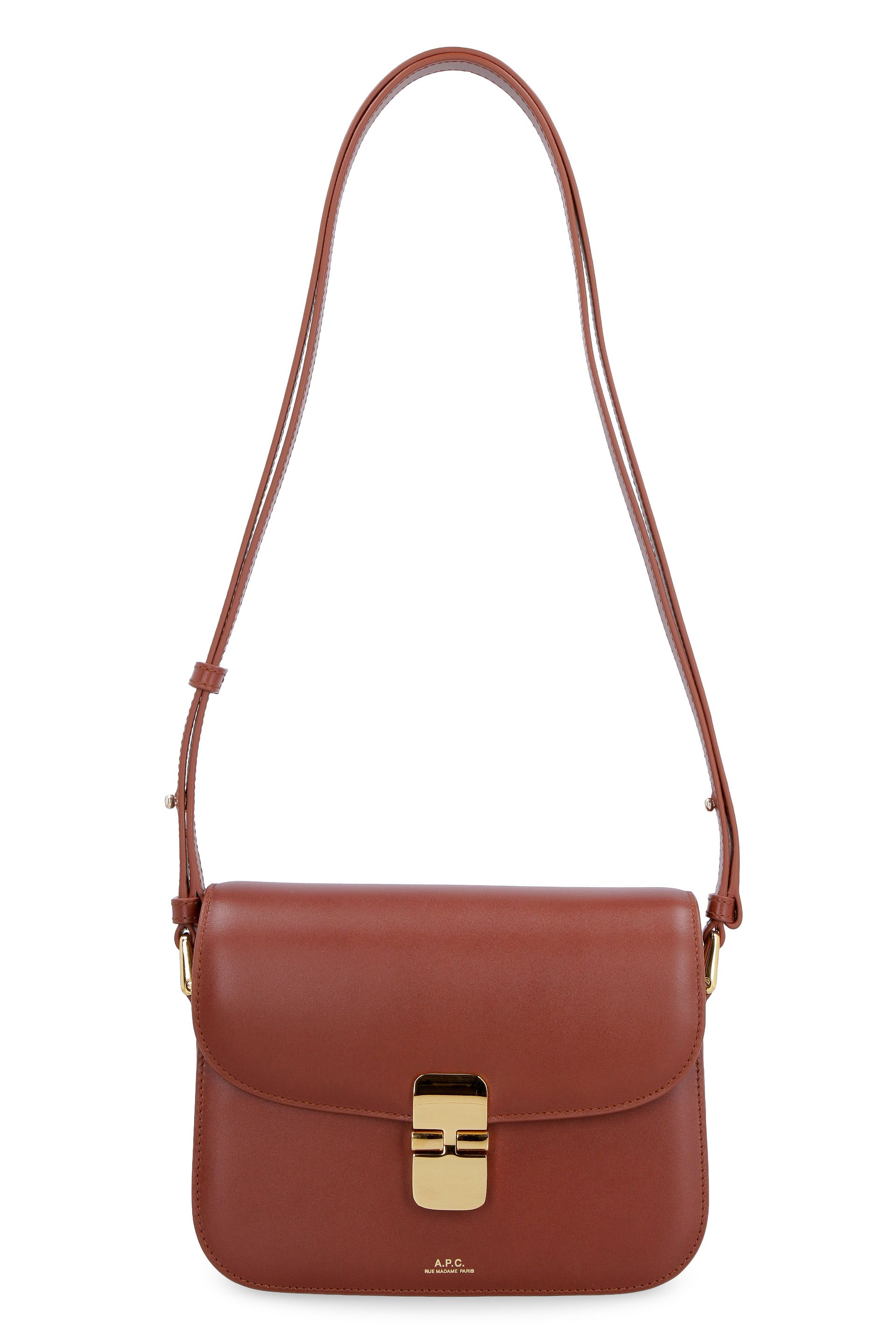 A.P.C. Grace Mini Leather Crossbody Handbag
