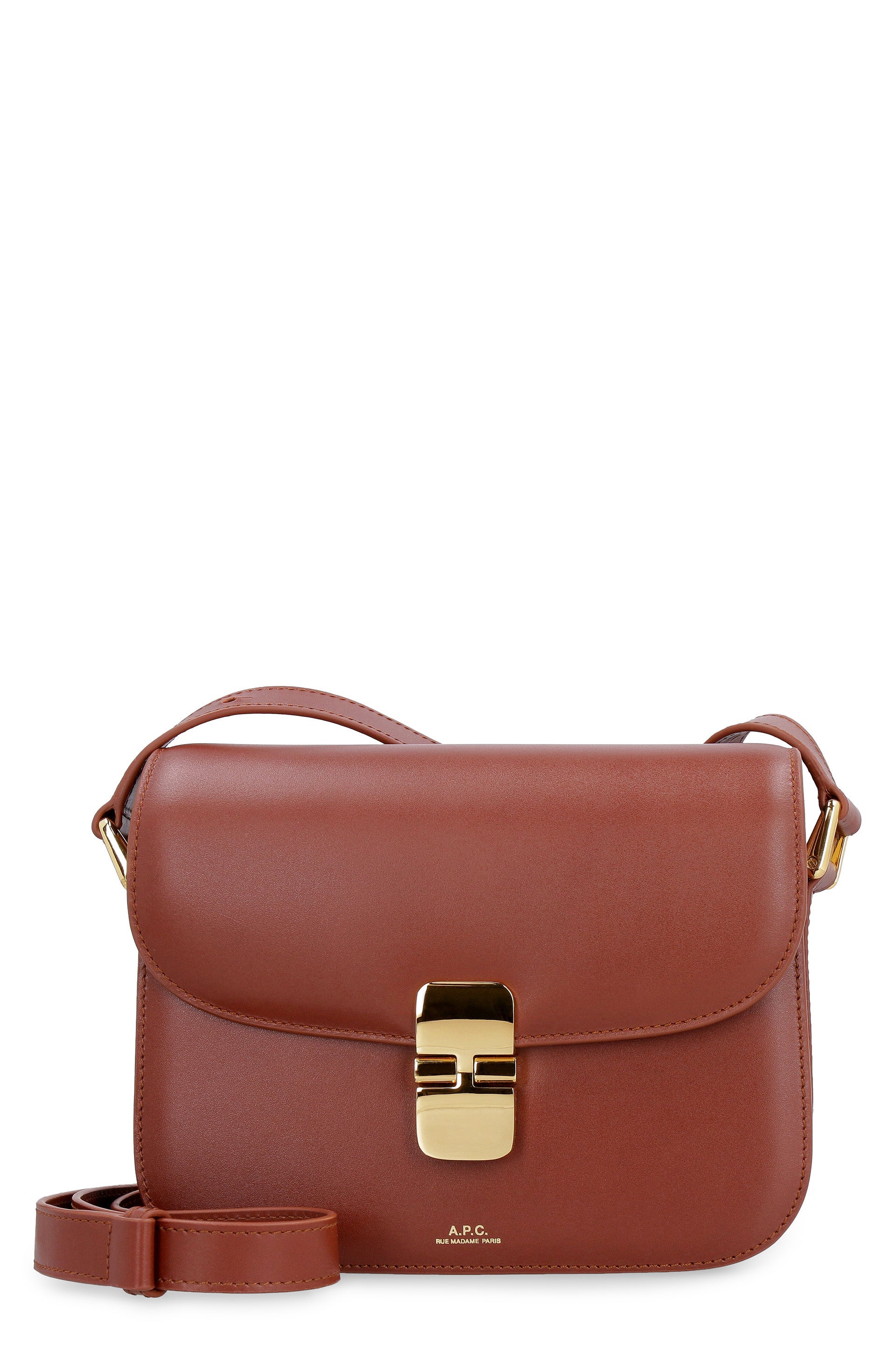 A.P.C. Grace Mini Leather Crossbody Handbag