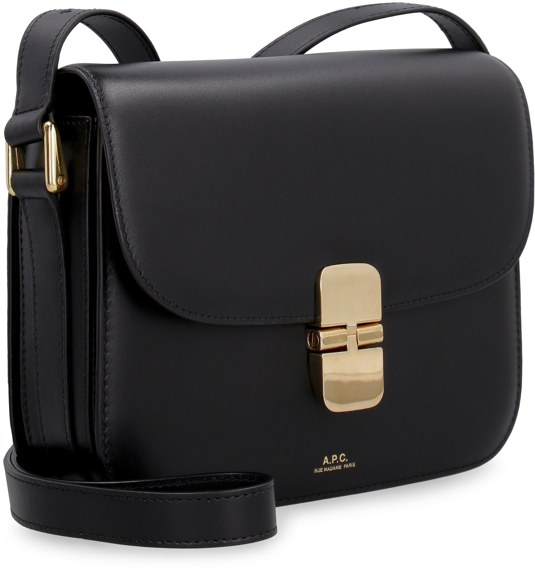 A.P.C. Mini Leather Small Grace Crossbody Handbag