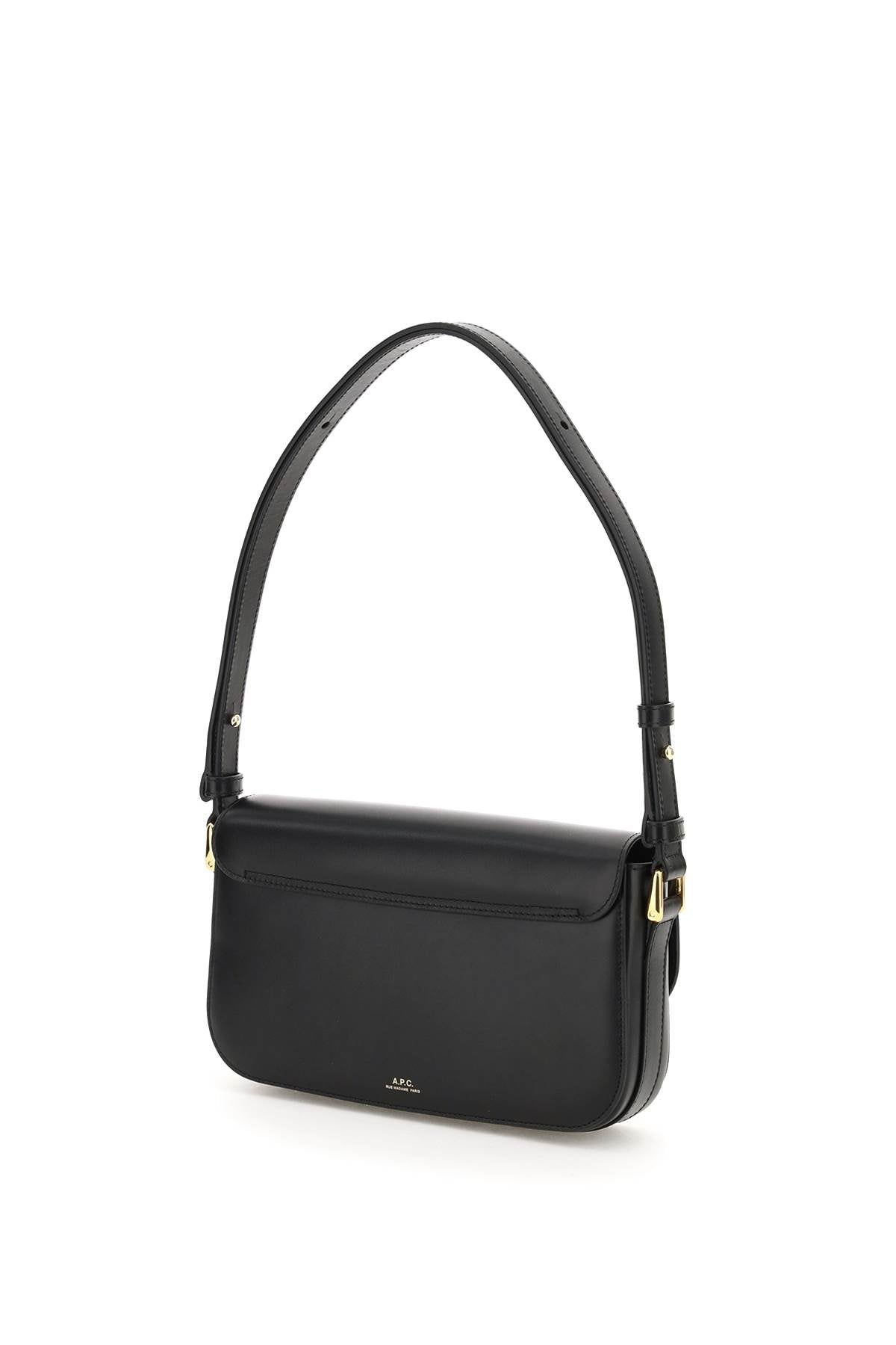 A.P.C. Grace Mini Leather Crossbody Handbag - 24 CM x 13 CM