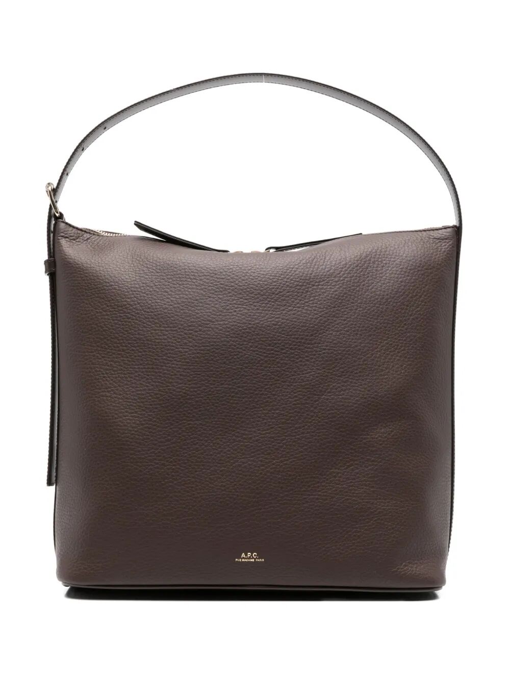 A.P.C. Mini Grained Leather Shoulder Handbag