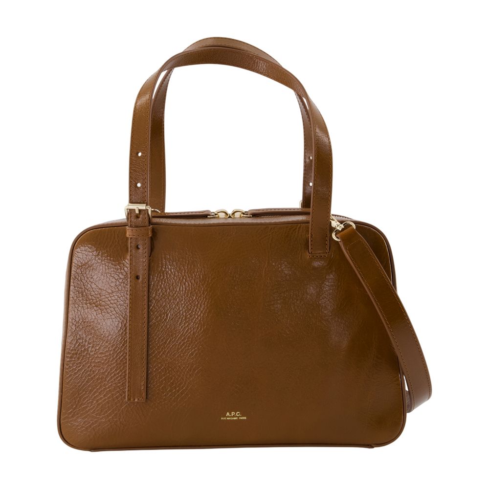 A.P.C. Vachette Leather Shoulder Bag