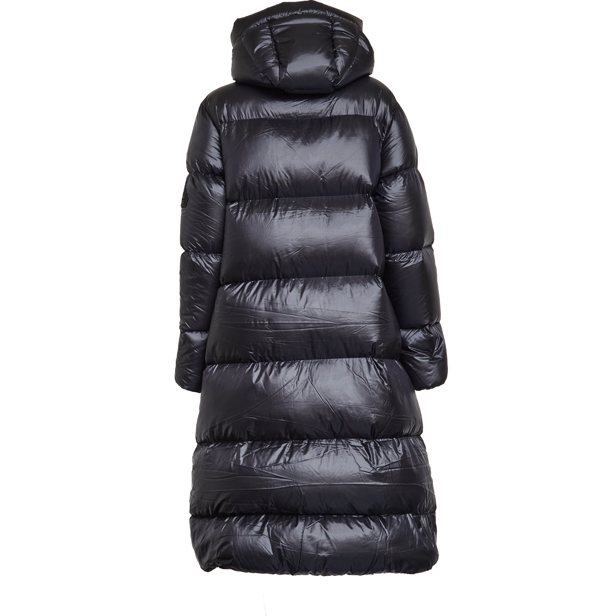 PYRENEX Long Puffer Jacket with Fixed Hood for Women