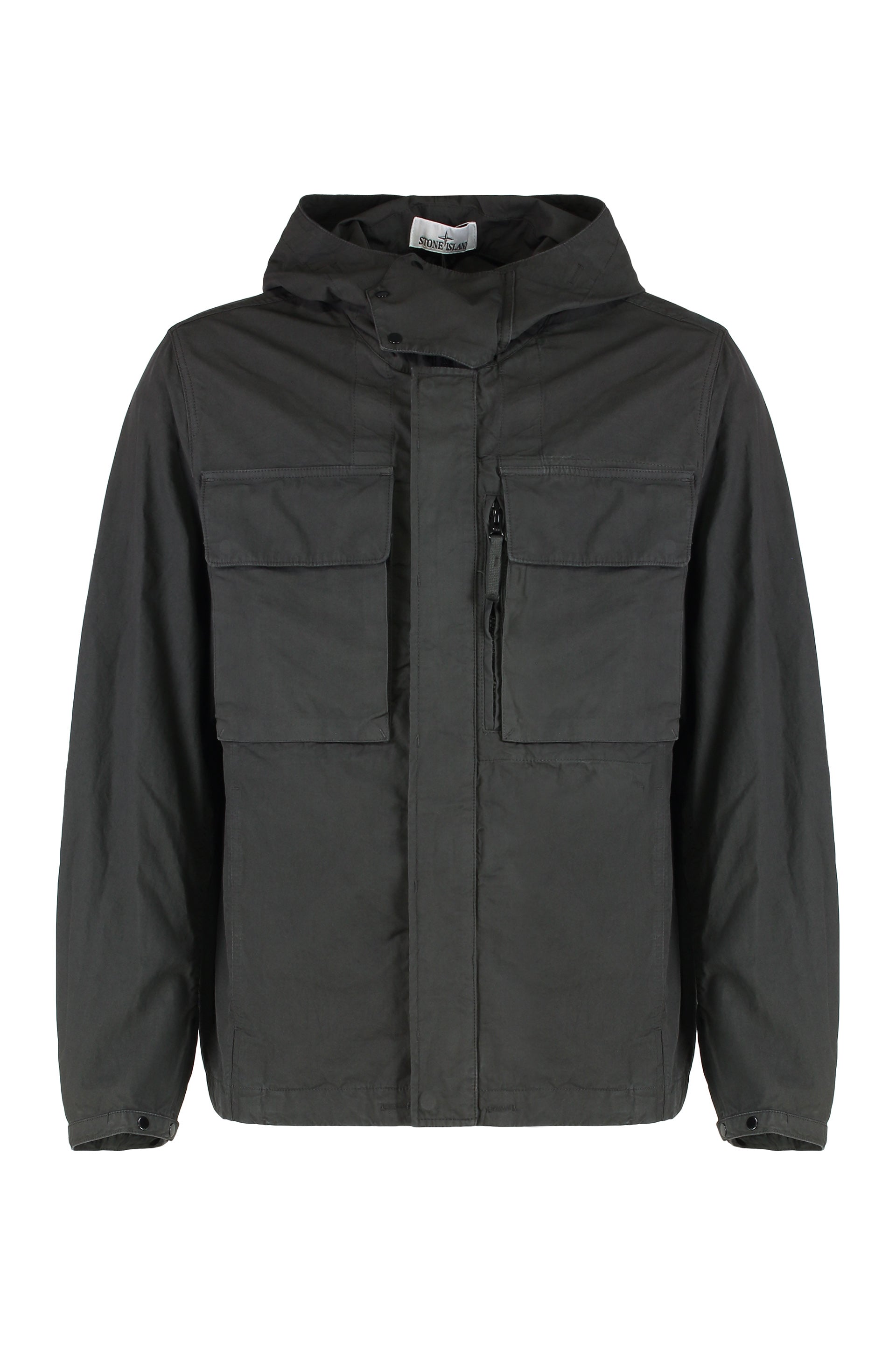 STONE ISLAND Modern Field Jacket with Hood for Men
