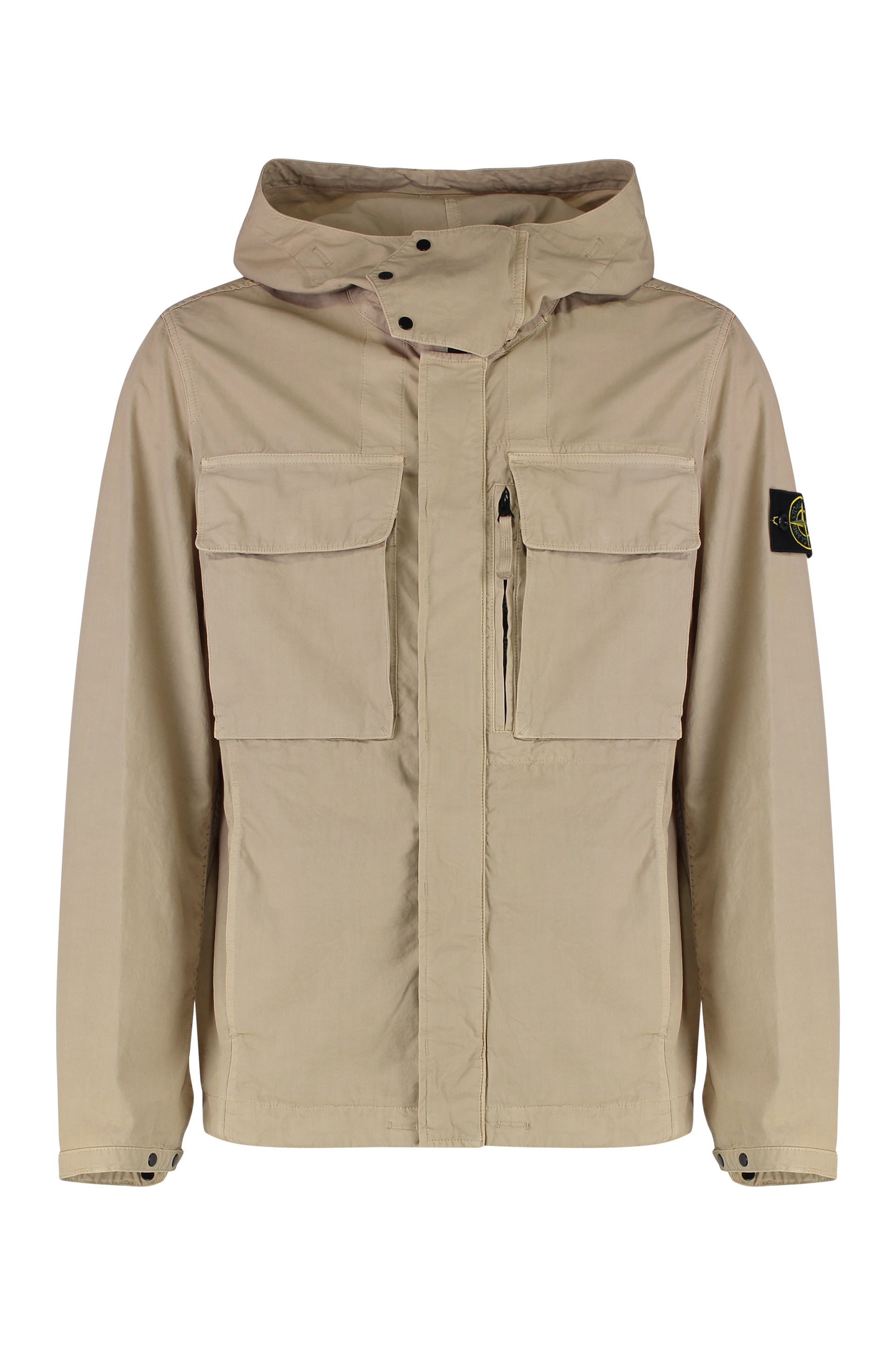 STONE ISLAND Men's Hooded Windbreaker