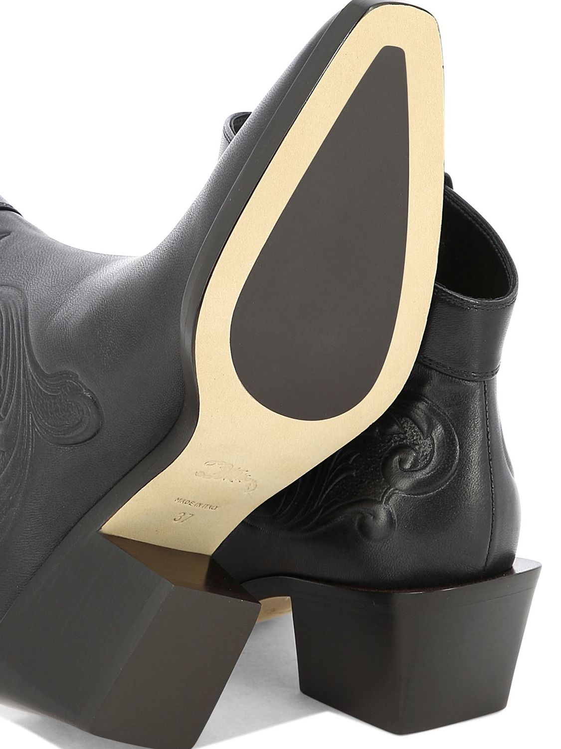 MAISON SKORPIOS Alexandra Cordoba Ankle Boots - 6 cm Heel Height