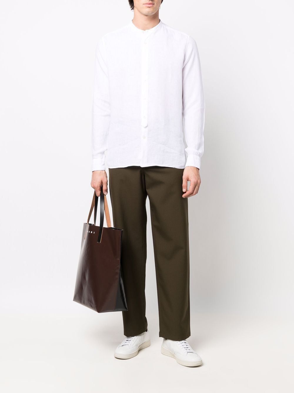 TINTORIA MATTEI Men's Matte Cotton Shirt