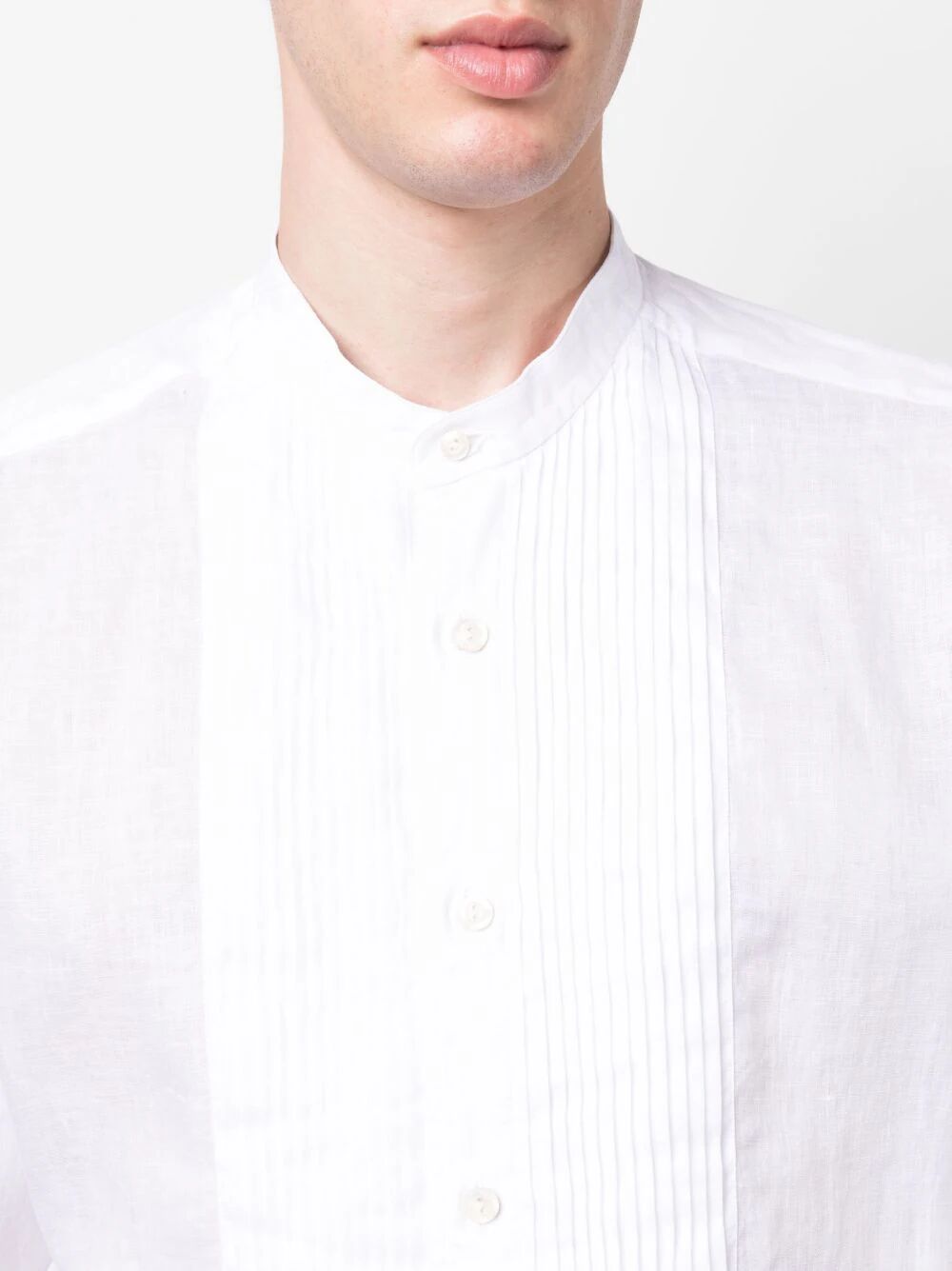 TINTORIA MATTEI Classic Linen Shirt for Men - Spring/Summer 2025