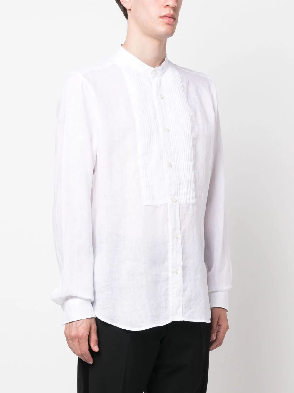 TINTORIA MATTEI Classic Linen Shirt for Men - Spring/Summer 2025