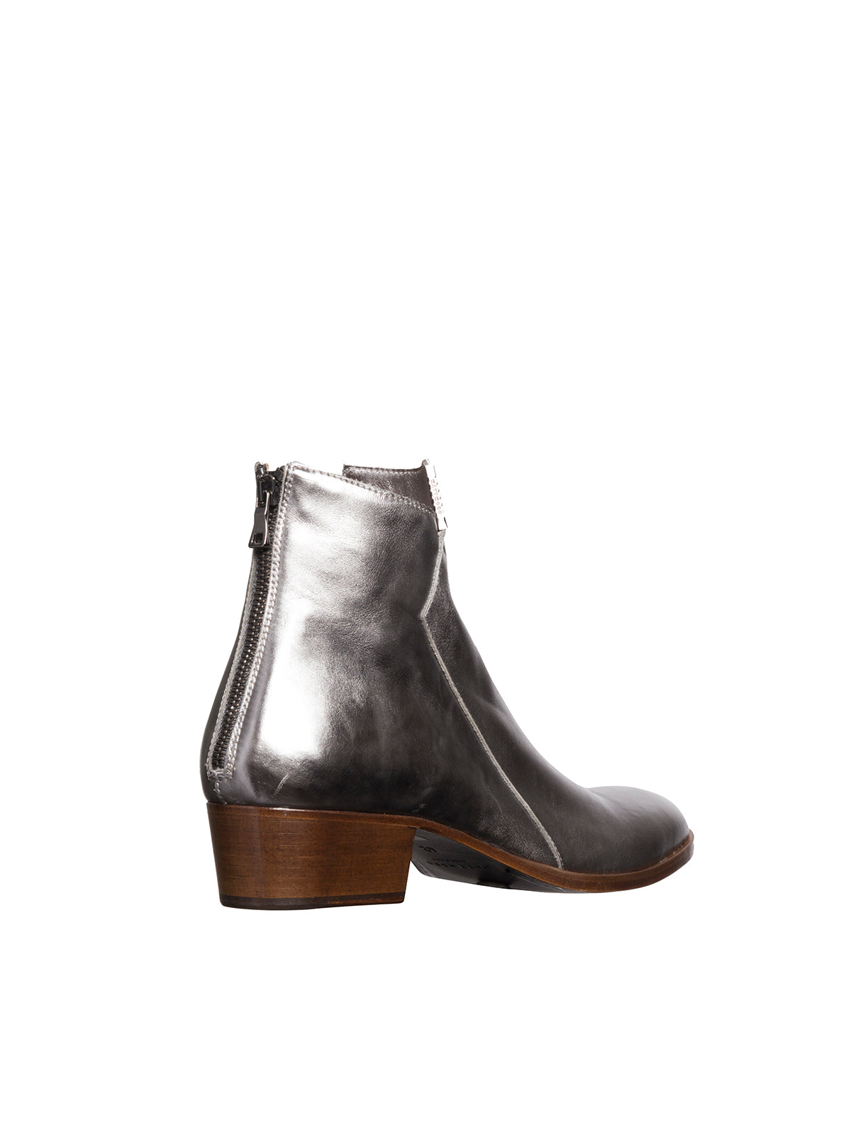 MATT MORO Men's Mini Ankle Boots with Back Zip