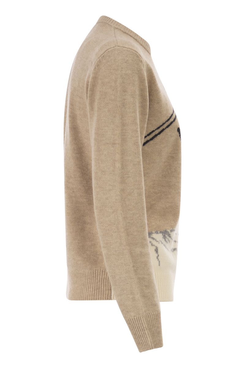 MC2 SAINT BARTH Sophisticated Wool-Blend Jumper with Embroidery for Women