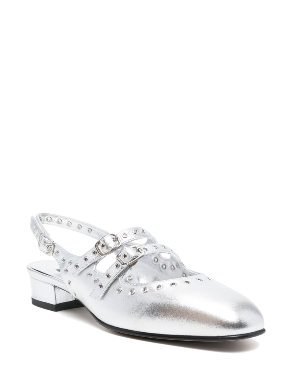 CAREL PARIS Queen Leather Ballet Flats