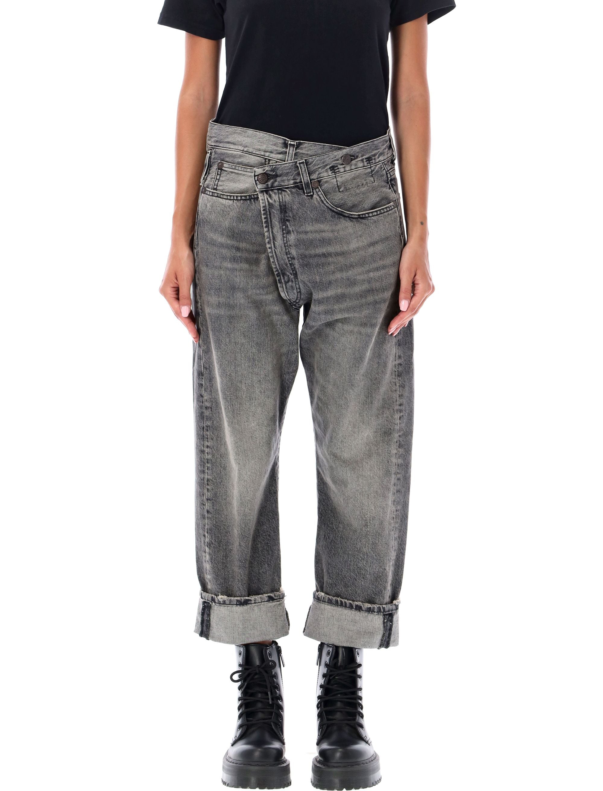 R13 Relaxed Fit CROSS OVER Jeans - Women's Size 26