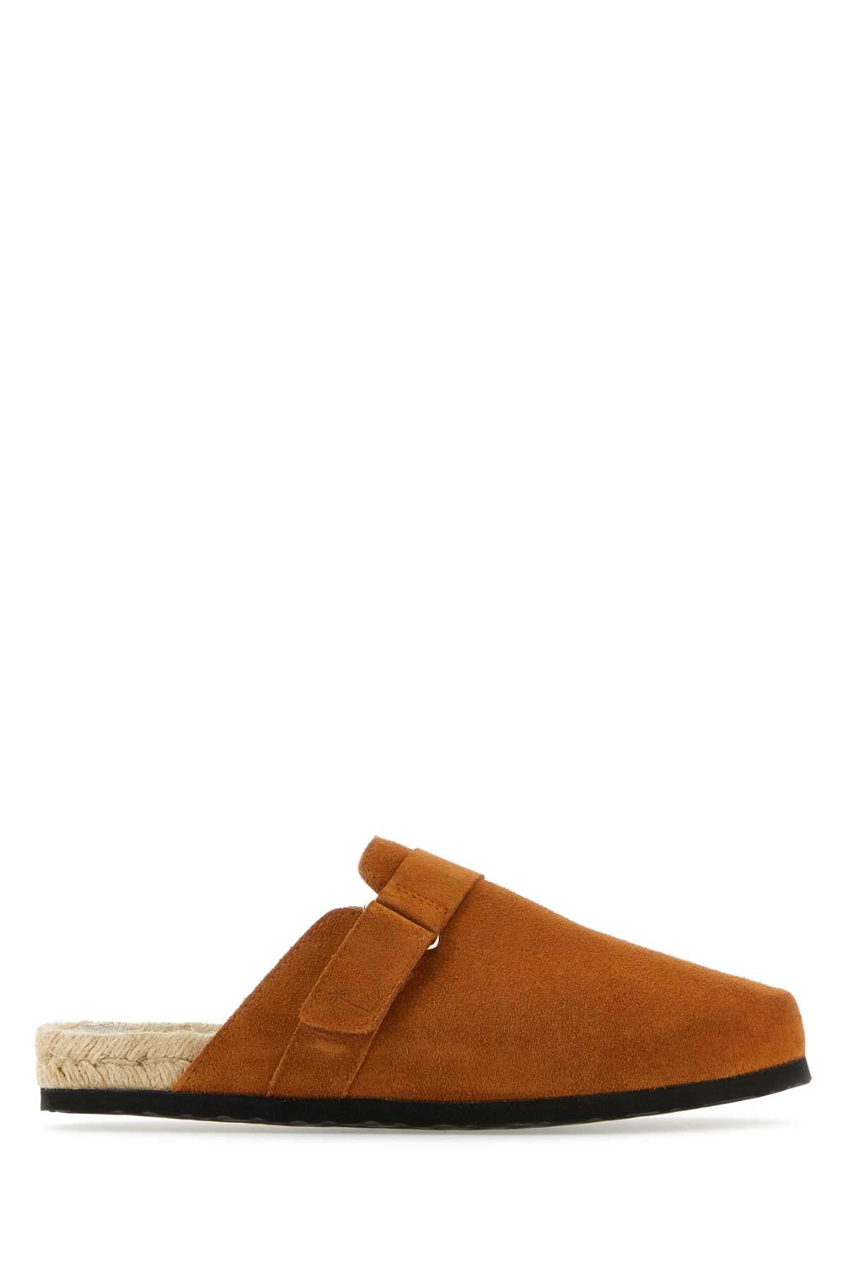 MANEBI Suede Hamptons Slippers for Women