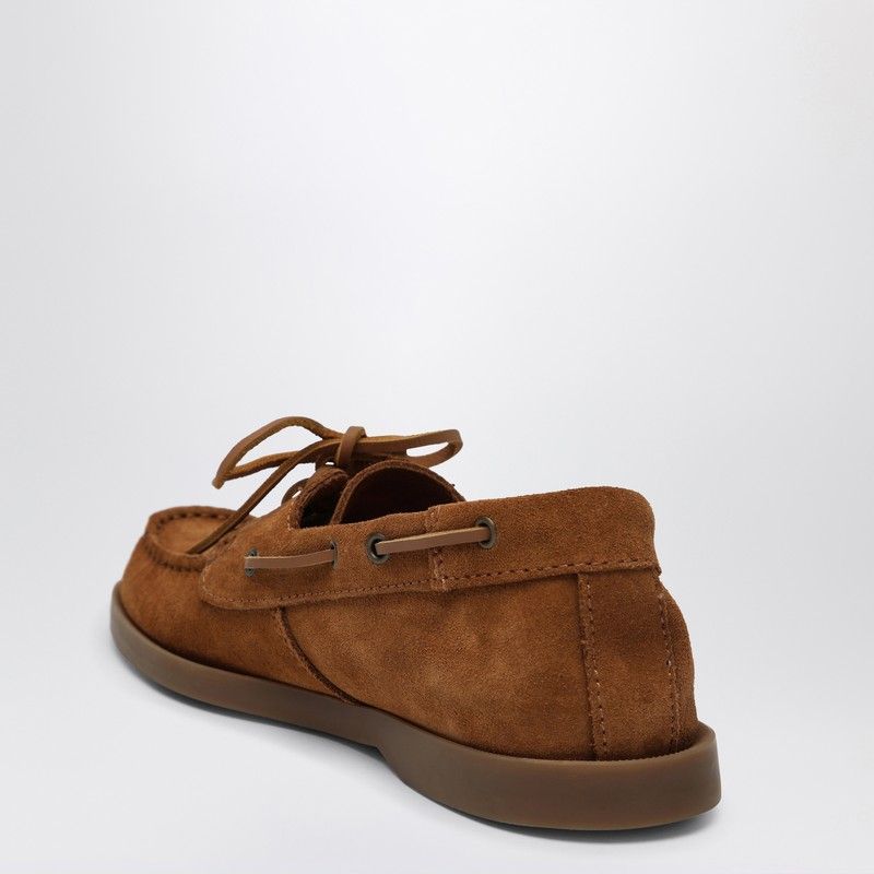 MANEBI Suede Boat Moccasins for Women