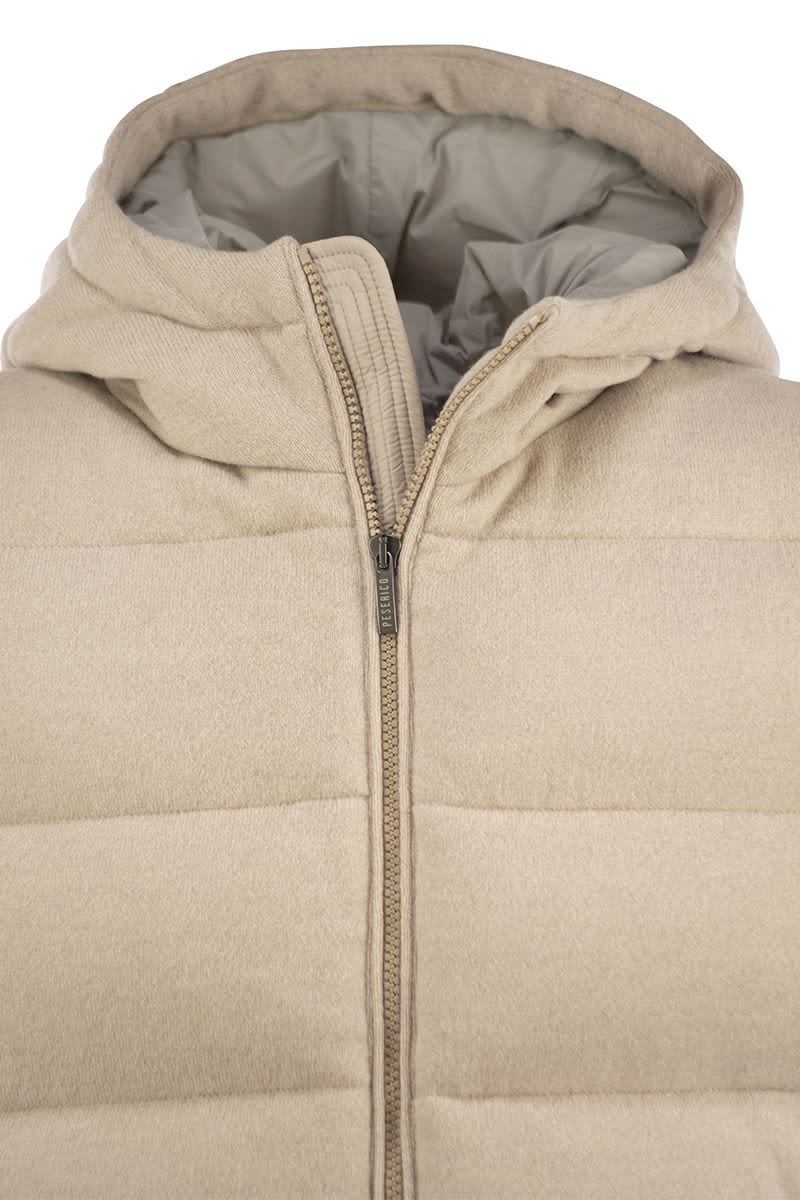 PESERICO Men's Down-Filled Hooded Vest