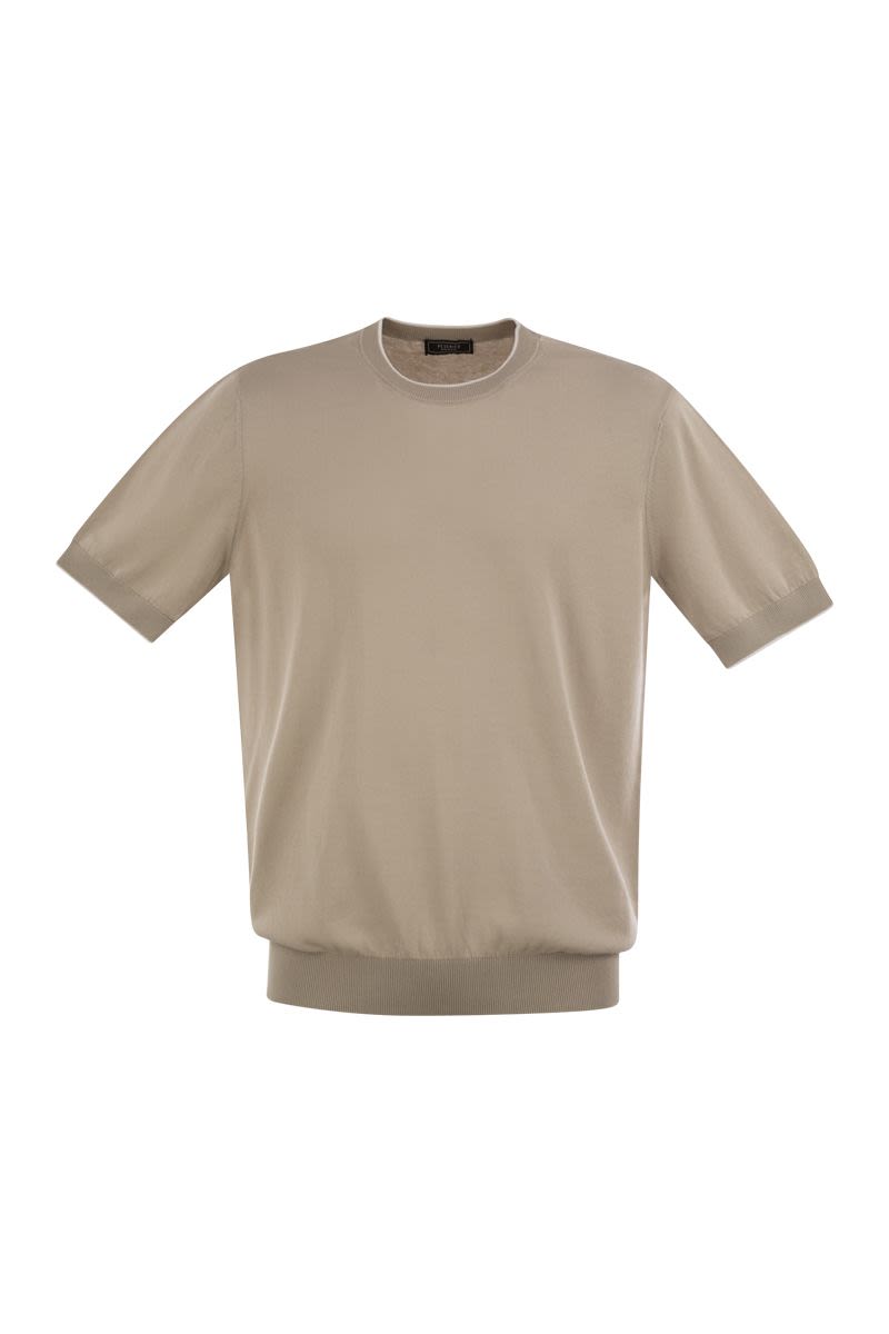 PESERICO Classic Cotton T-Shirt for Men - Regular Fit