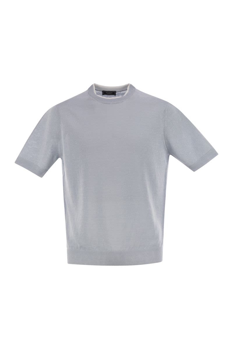 PESERICO Linen and Cotton Yarn T-Shirt - Regular Fit